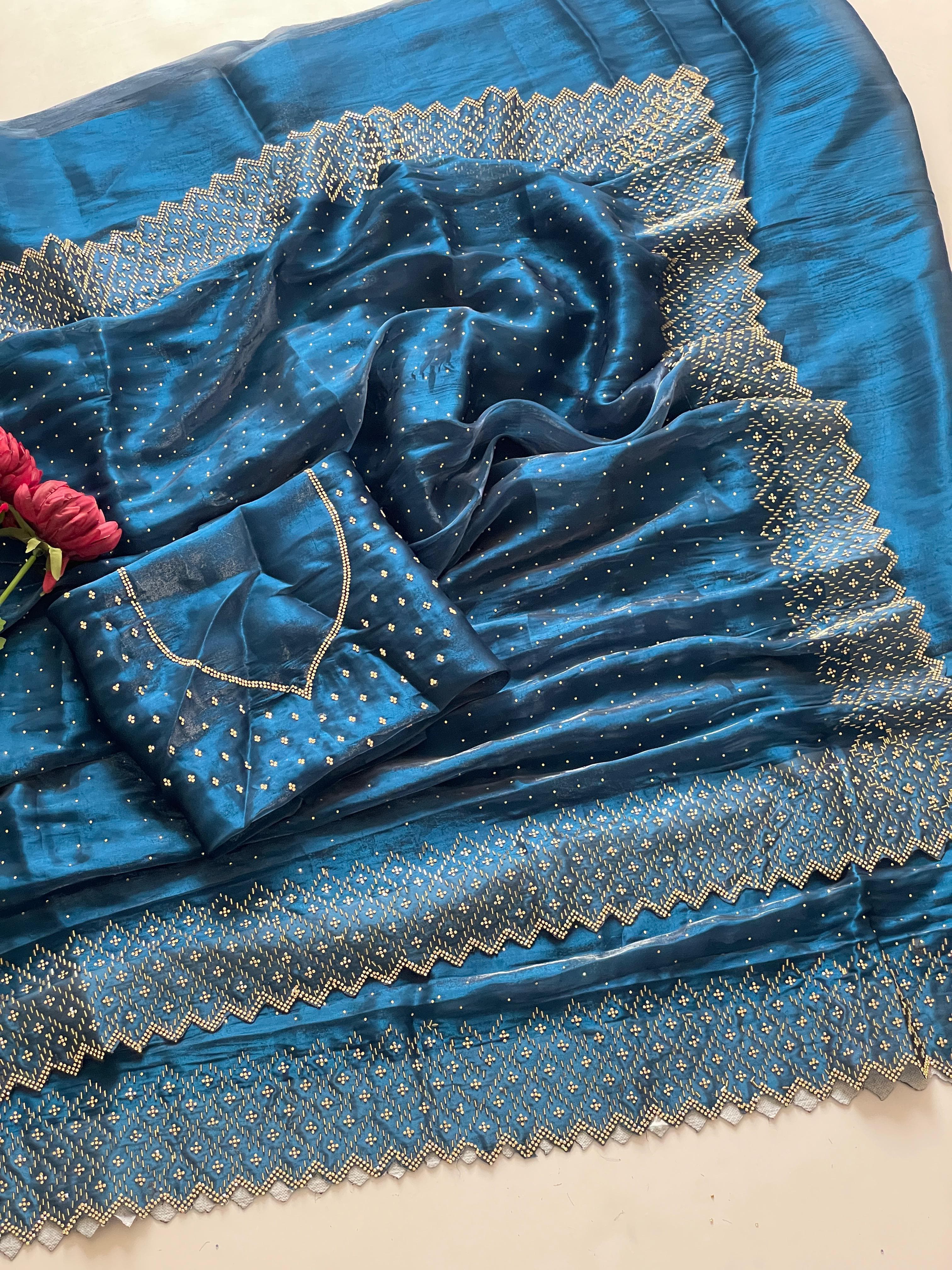 Jimmy Choo Sarees with Premium Diamond Work