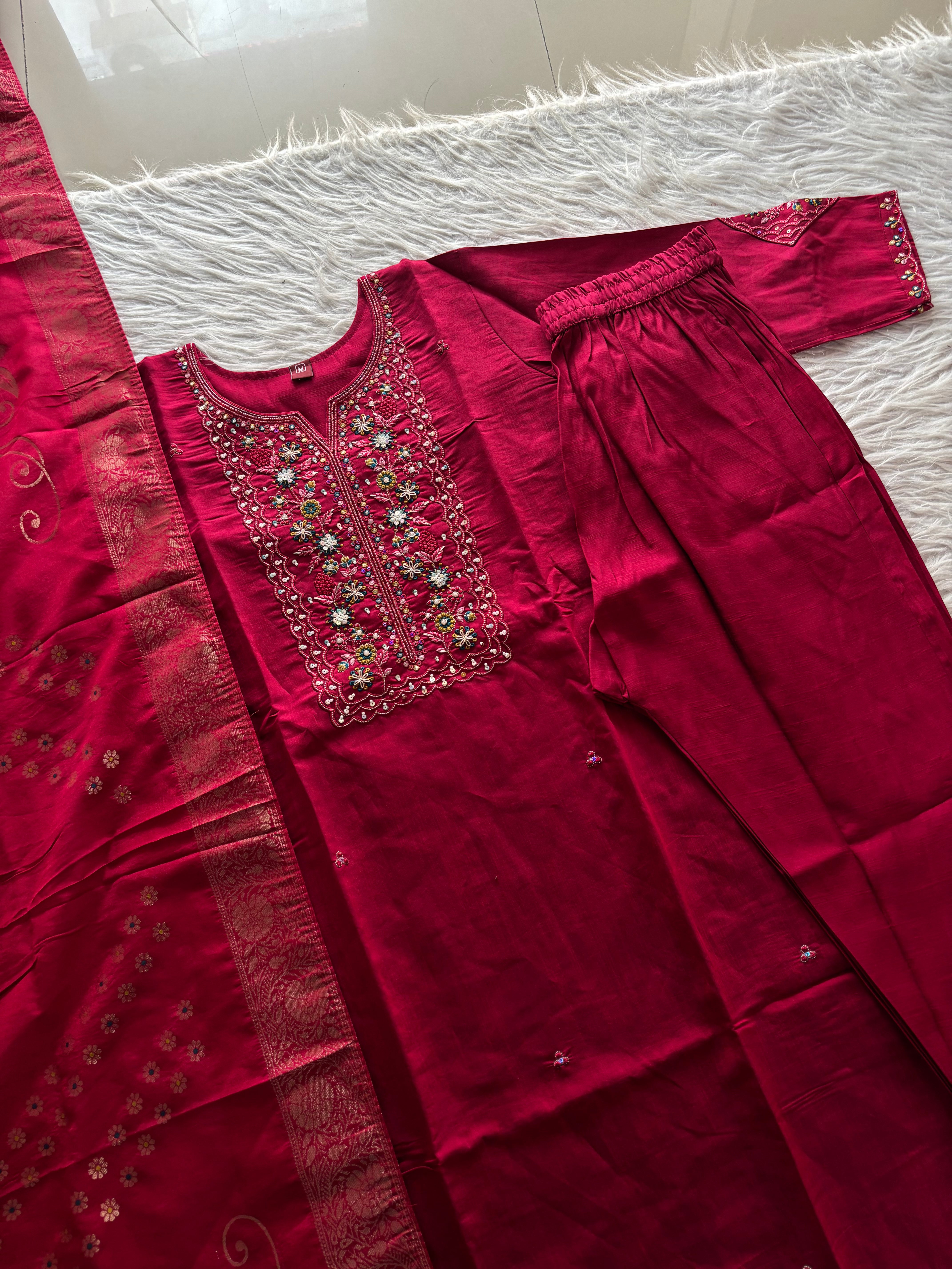 Launching New Designers Kurti Pent Dupatta Sets