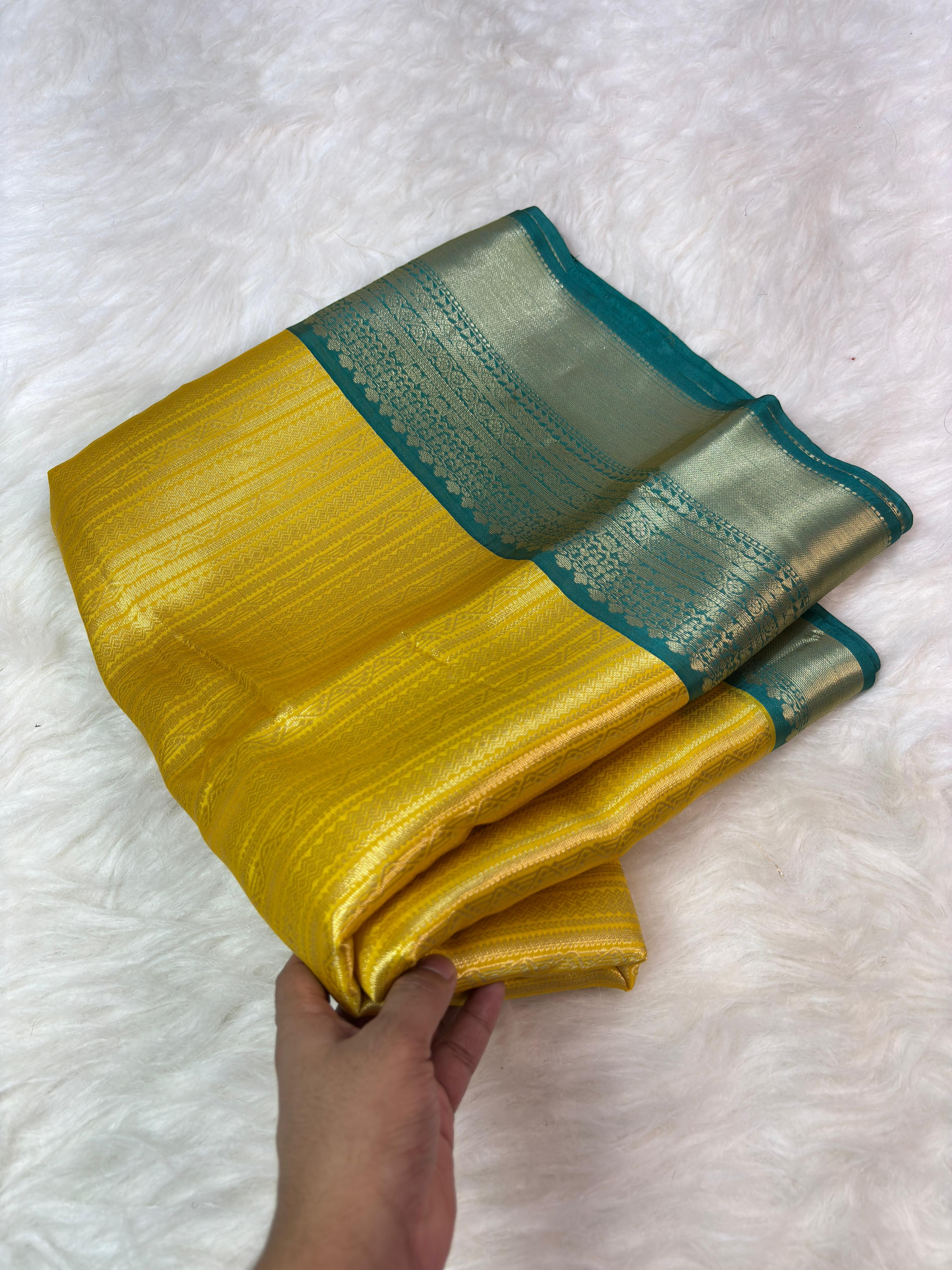 Soft Banarasi Tissue Silk Saree