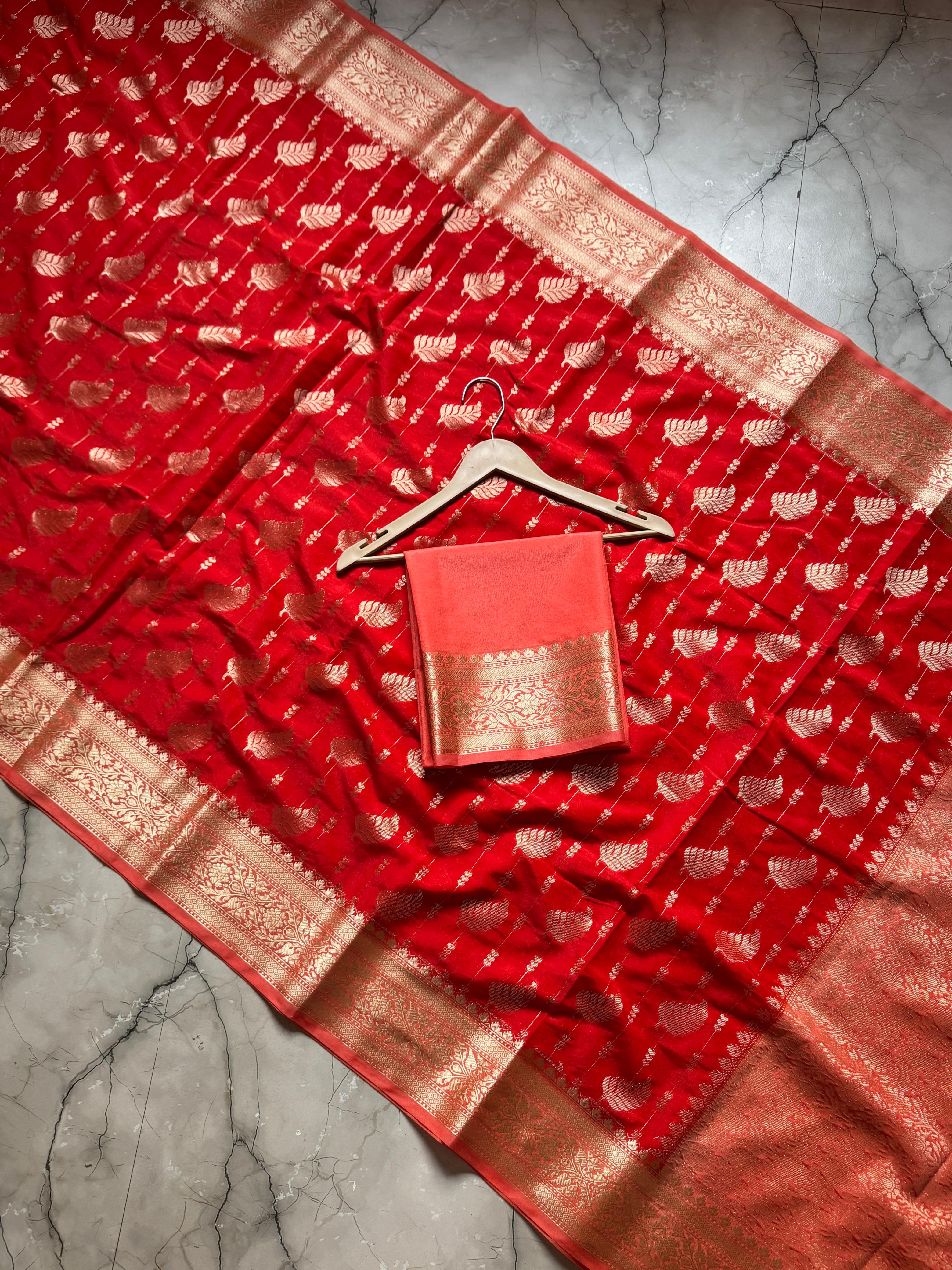 Premium Banarasi Chiniya Silk Sarees