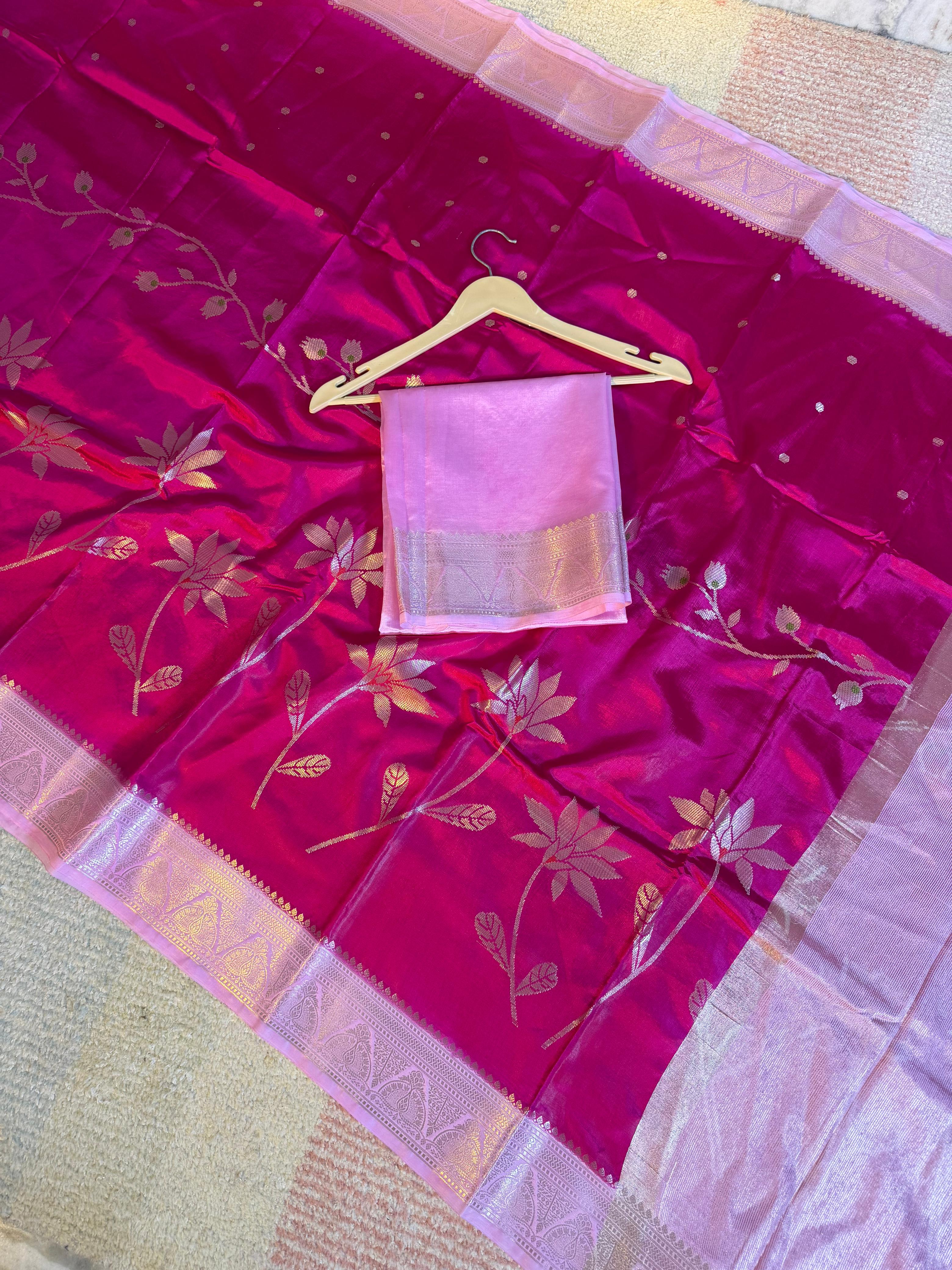 Banarasi Green Mango Sarees