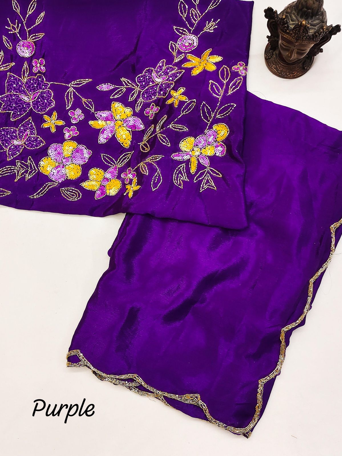 Chinnon Silk Designer Sarees
