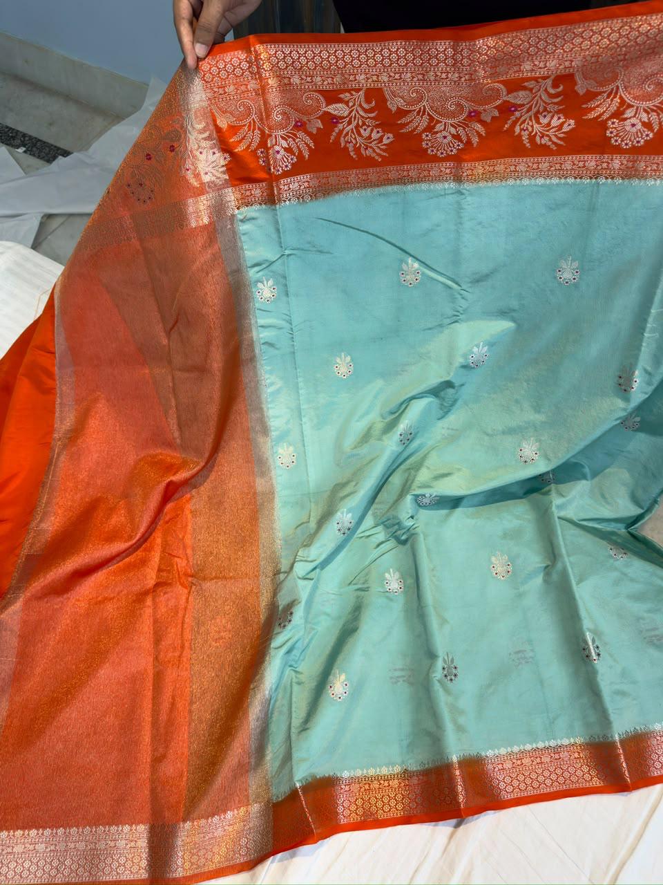 Banarasi Dyble Katan Soft Silk Saree