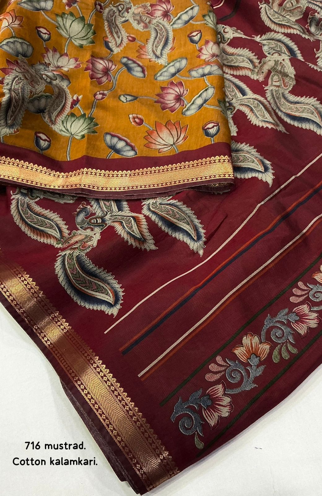Soft Cotton Style Kalamkari Sarees