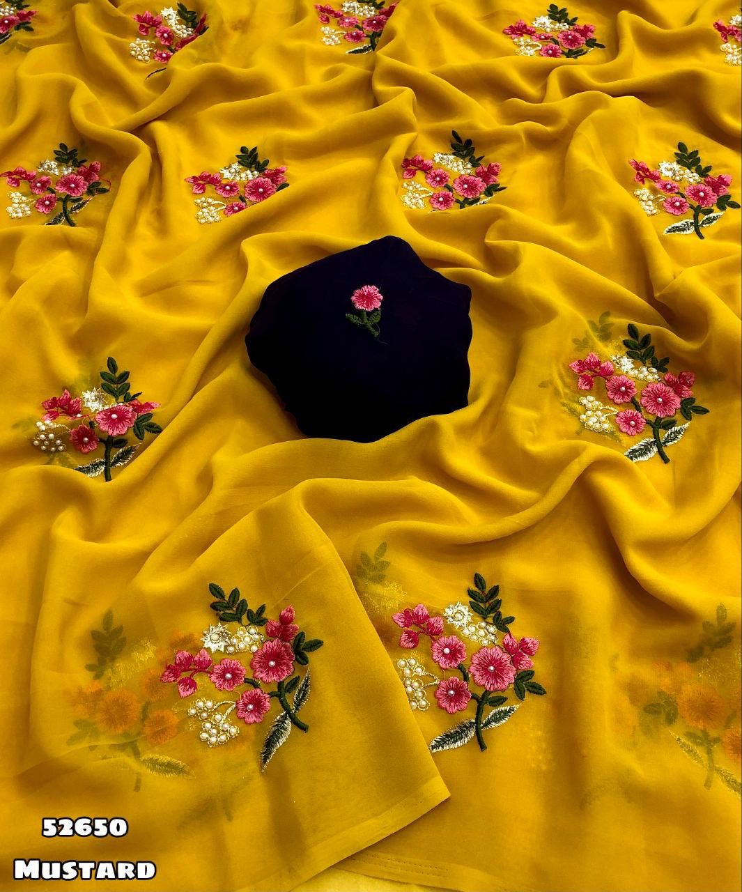 Faux Georgette Sarees