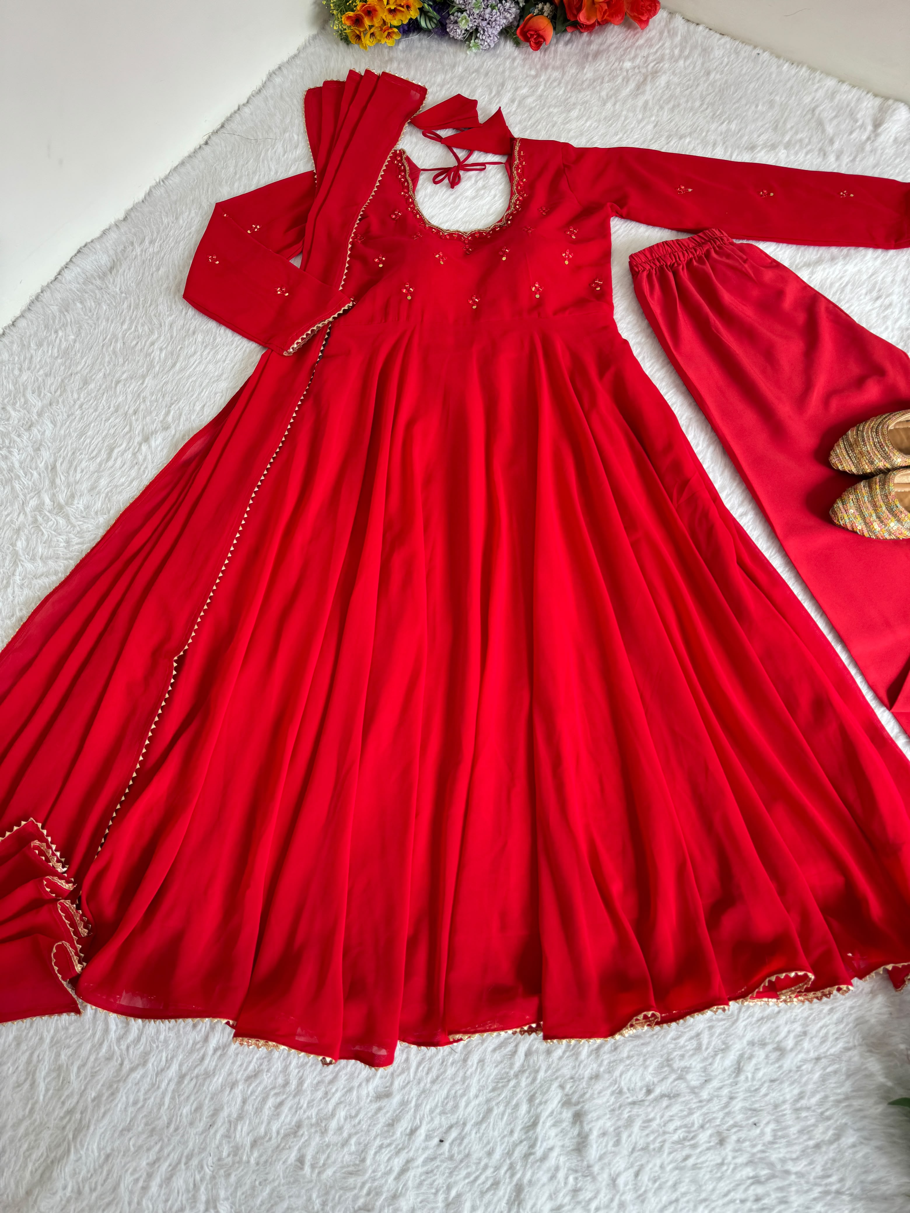 Georgette Anarkali Dress