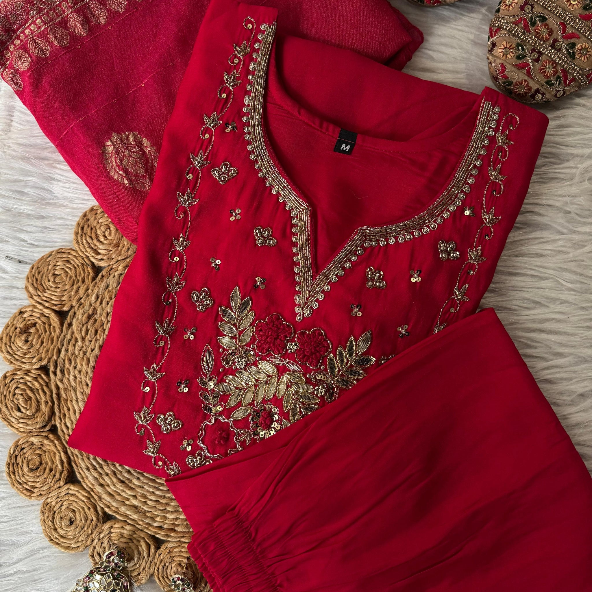 Premium Designer 3 Piece Kurti Set