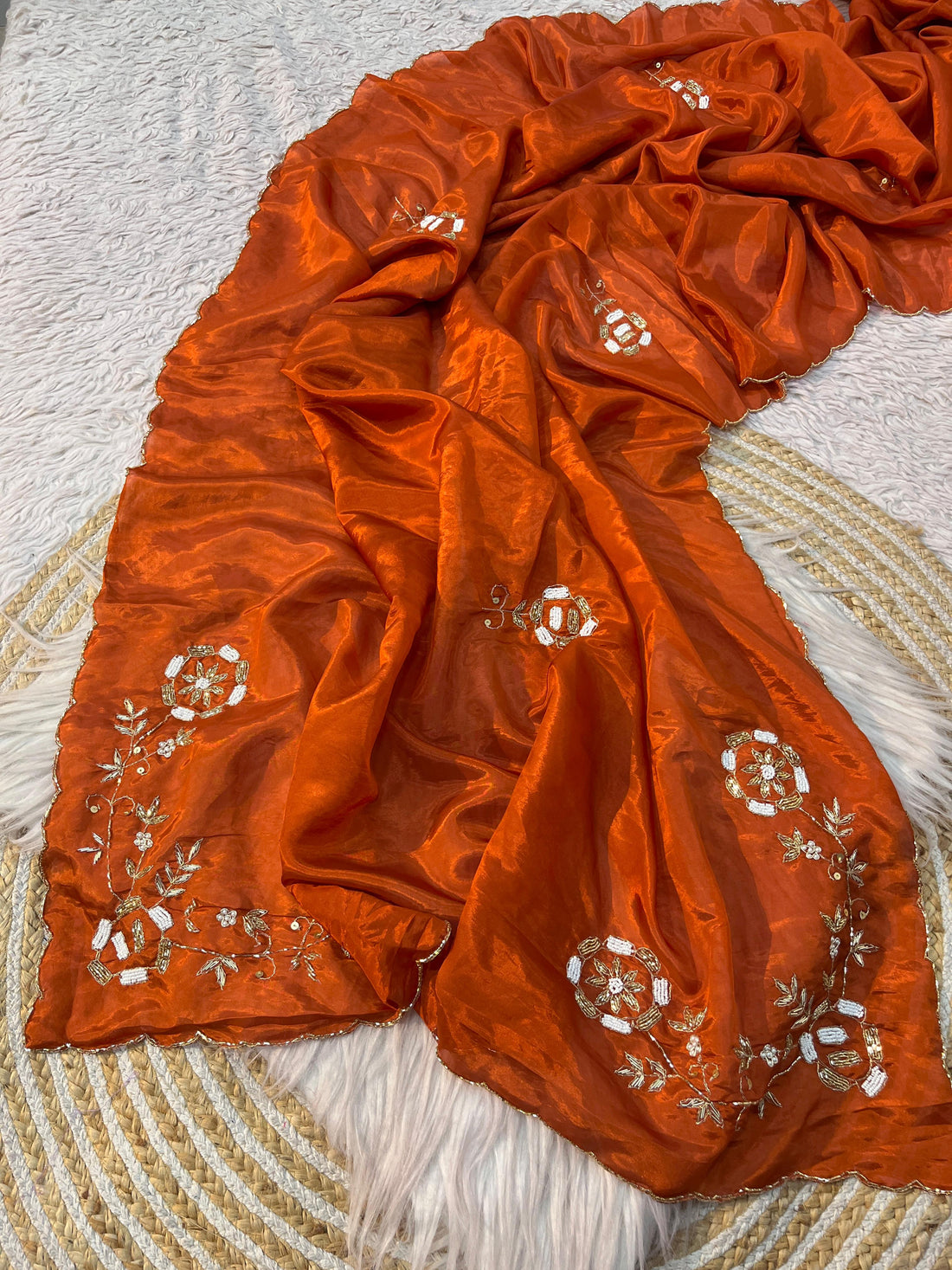Premium Zardozi Handwork Sarees