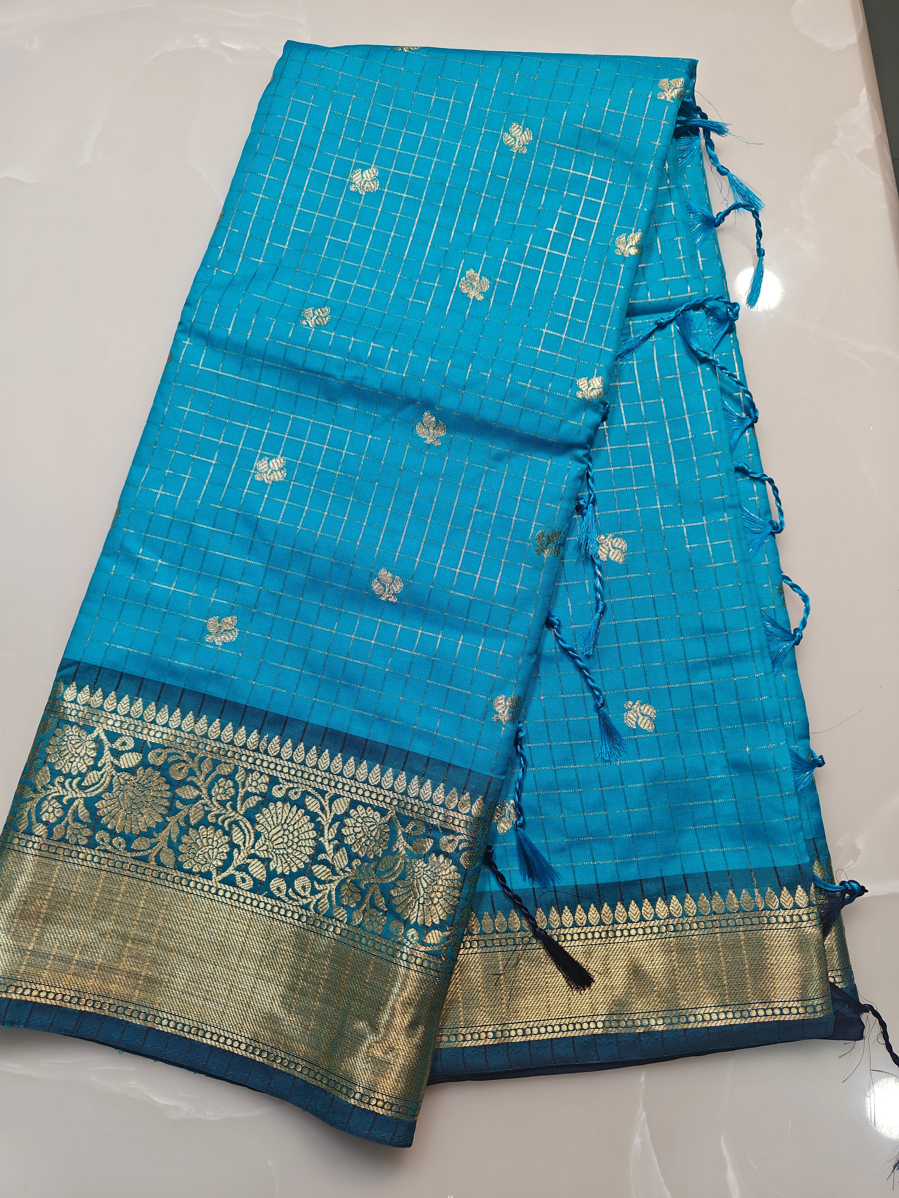 Soft Banarasi Vintage Semi Katan Sarees