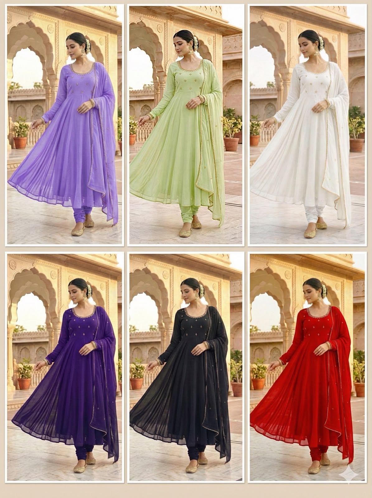 Georgette Anarkali Dress
