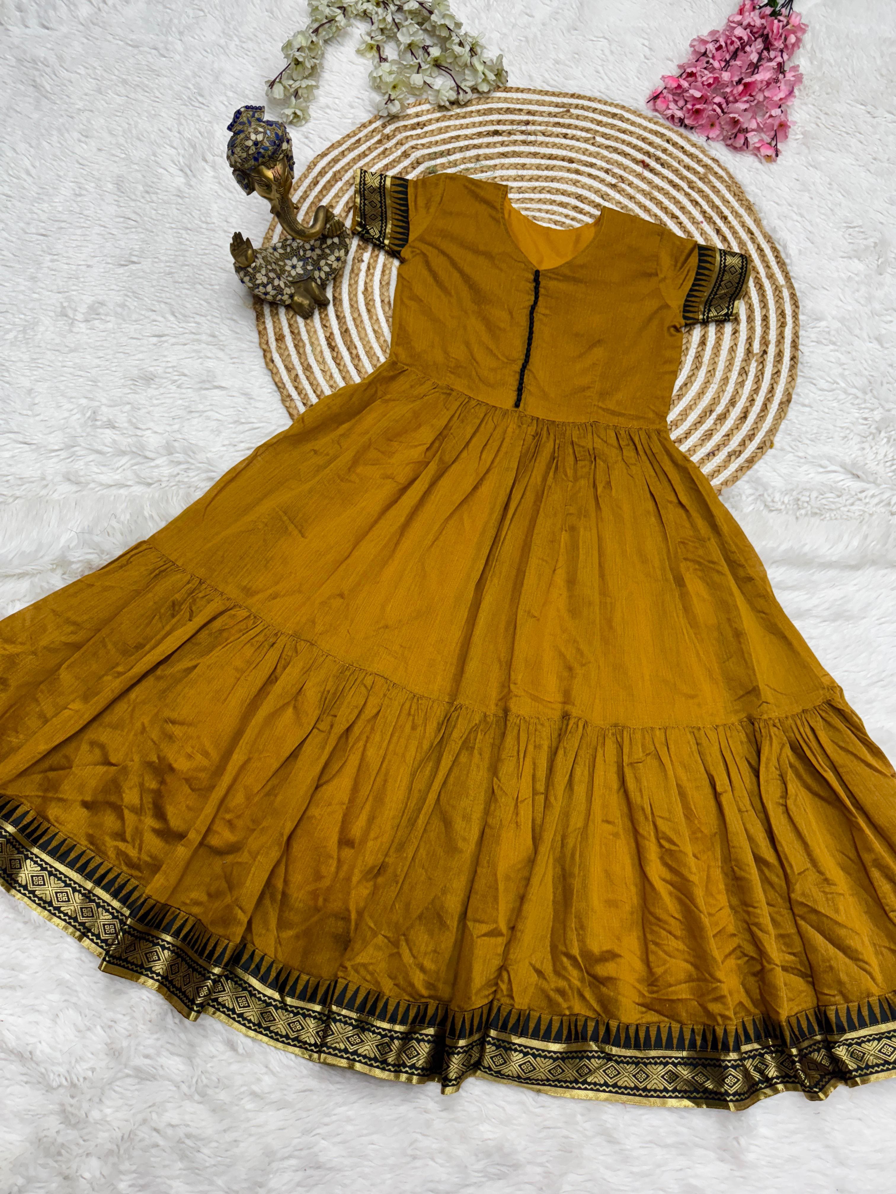 Traditional Style Cotton Maxi Dress