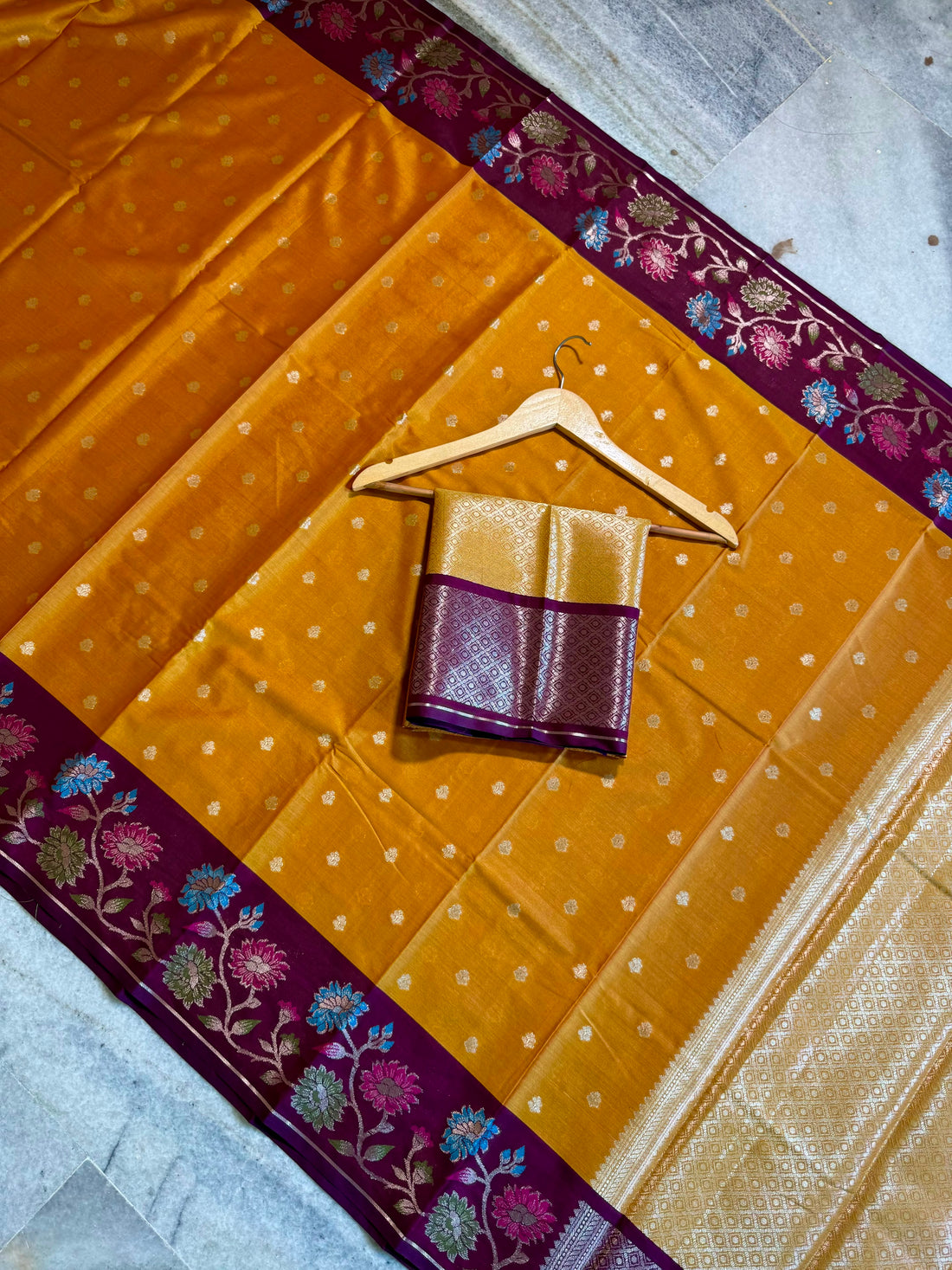 Soft Banarasi Semi Katan Silk Saree