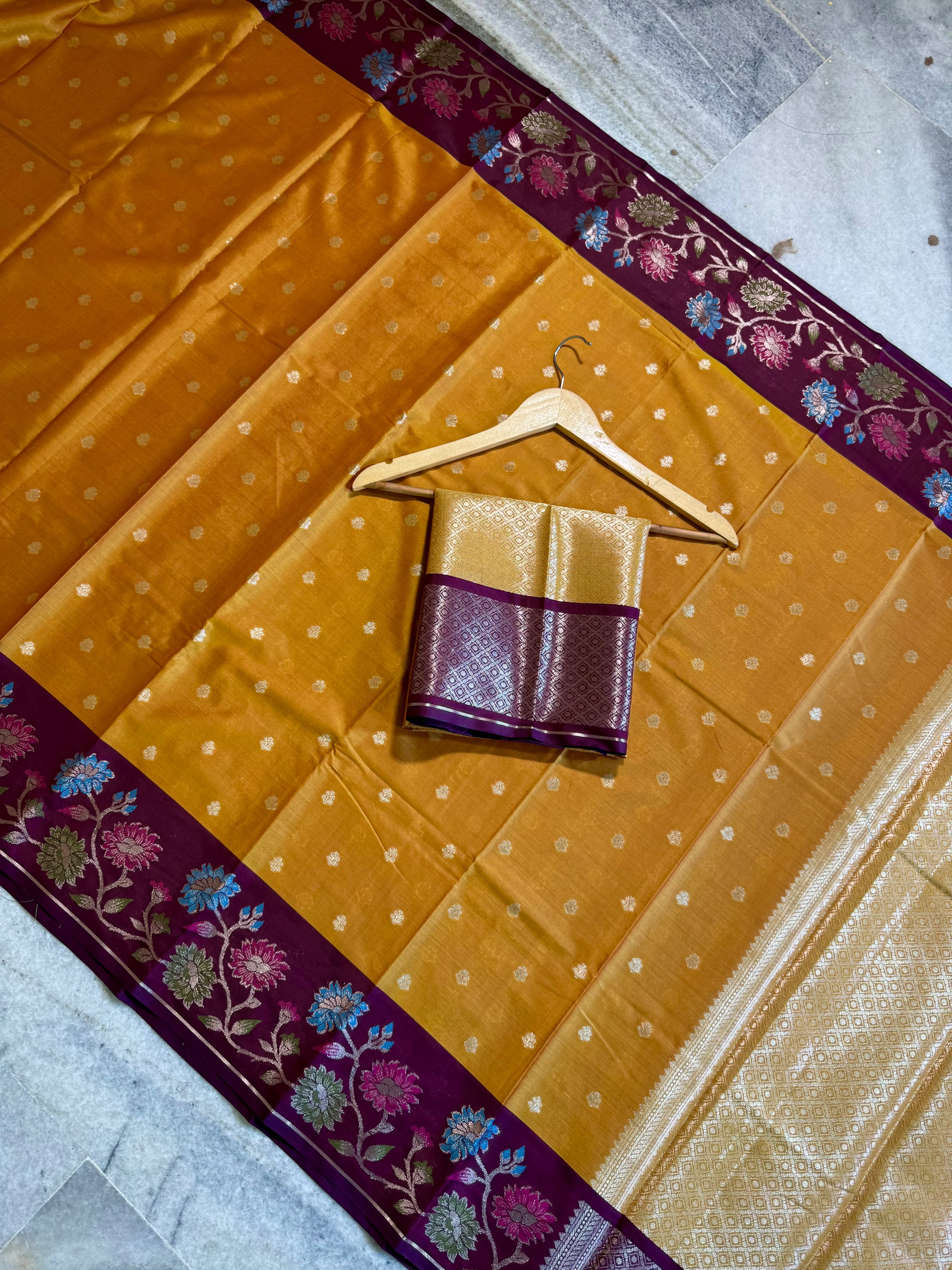 Soft Banarasi Semi Katan Silk Saree