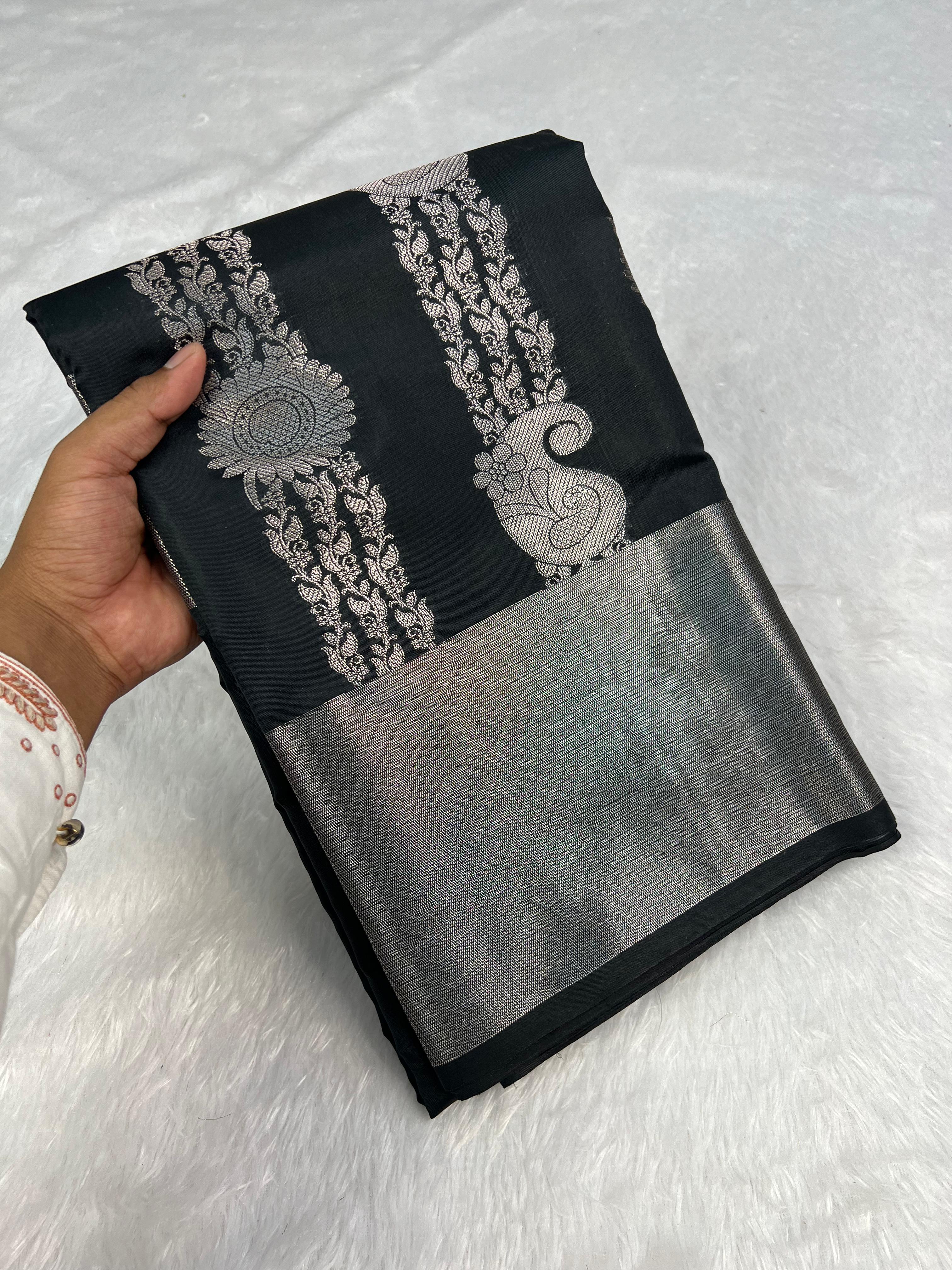 Banarasi Semi Katan Soft Silk Saree