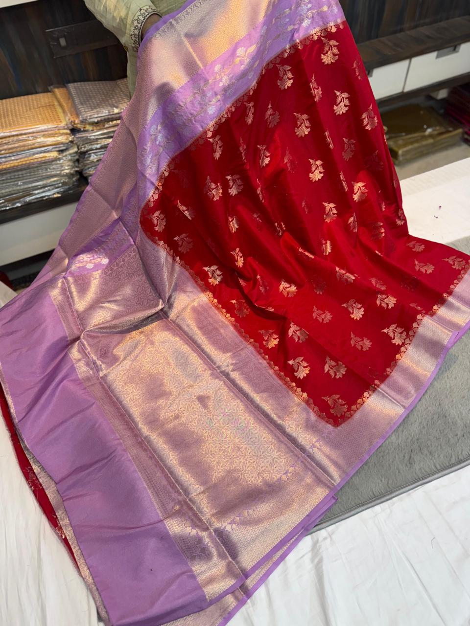 Soft Banarasi Dupion Silk Saree