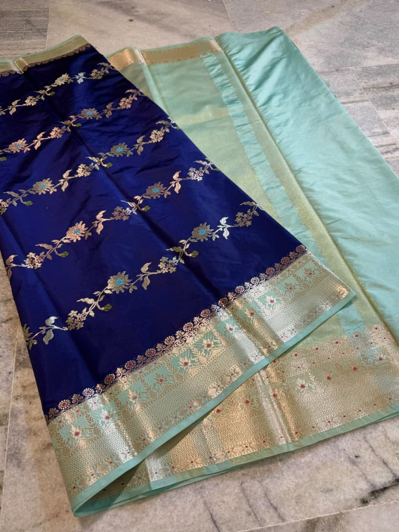 Banarasi Semi Katan Silk Sarees