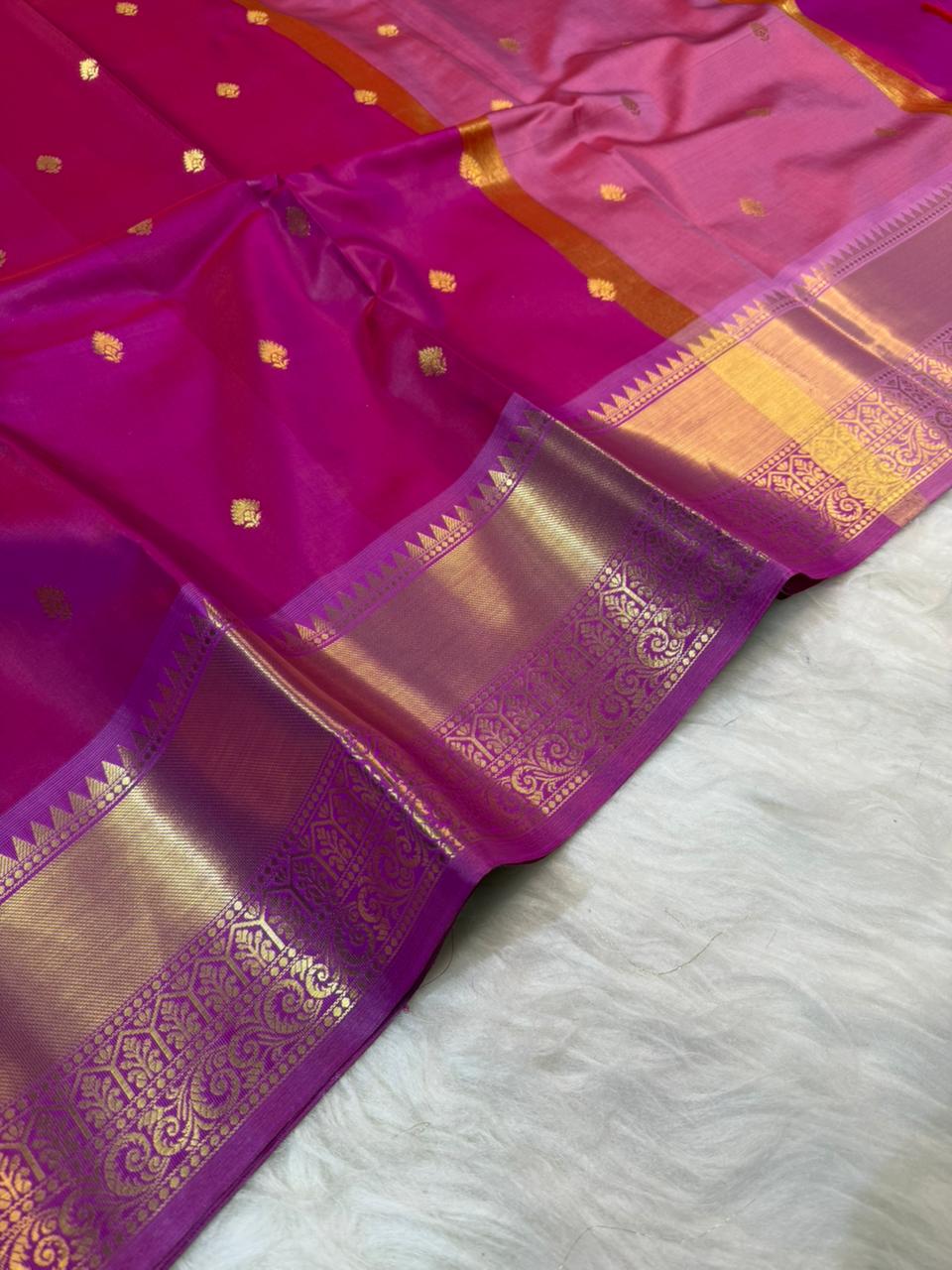 Soft & Shine Premium Banarasi Soft Katan Silk Saree