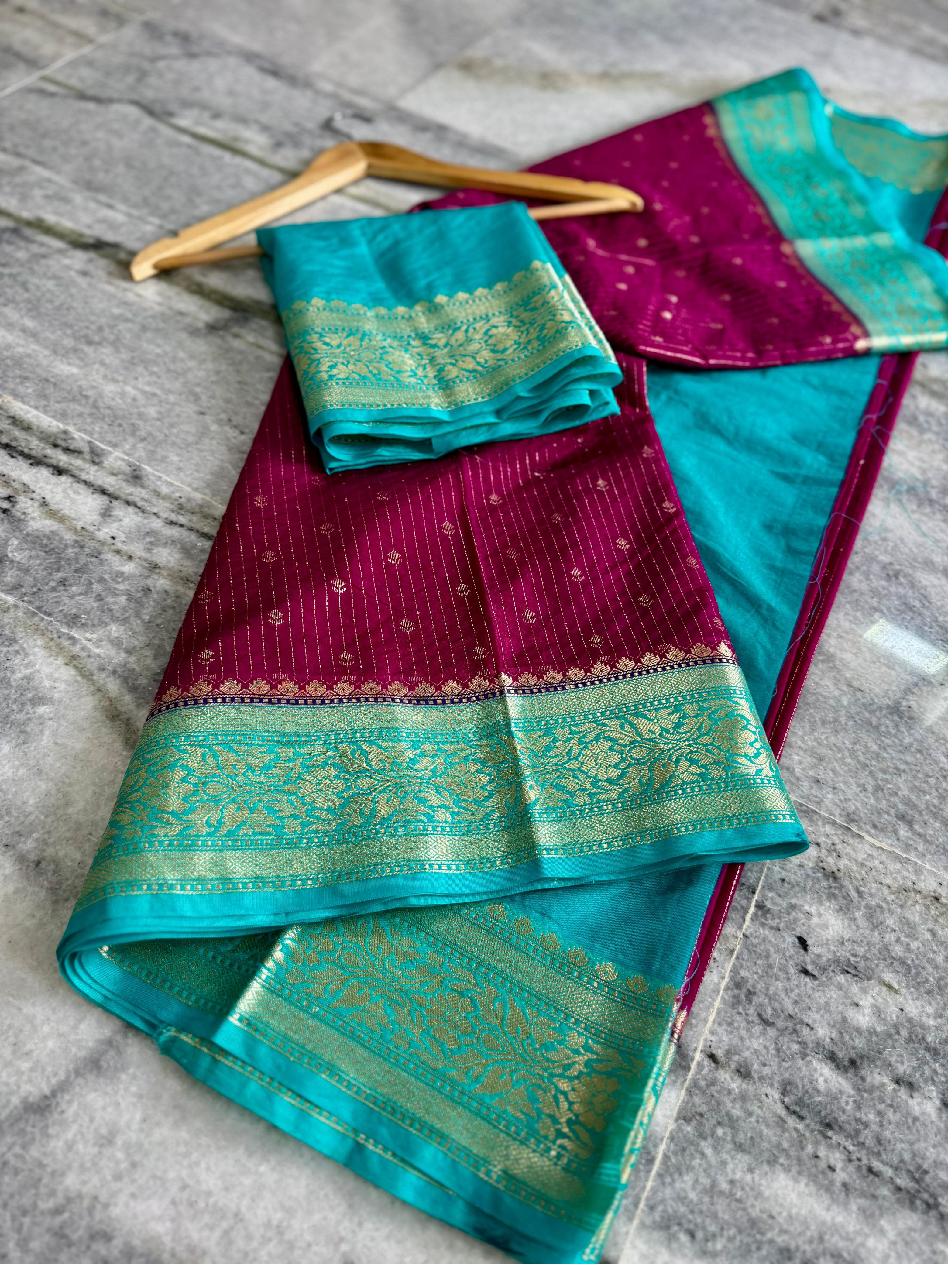 Soft Banarasi Chiniya Silk Saree