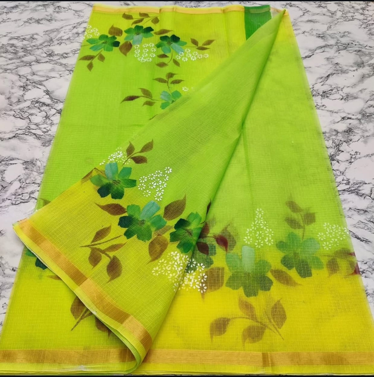 Kota Doriya Brush Paint Sarees