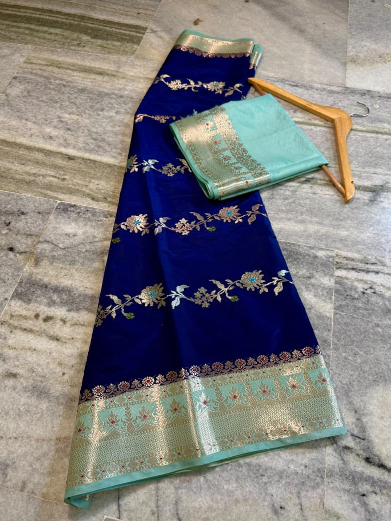 Banarasi Semi Katan Silk Sarees