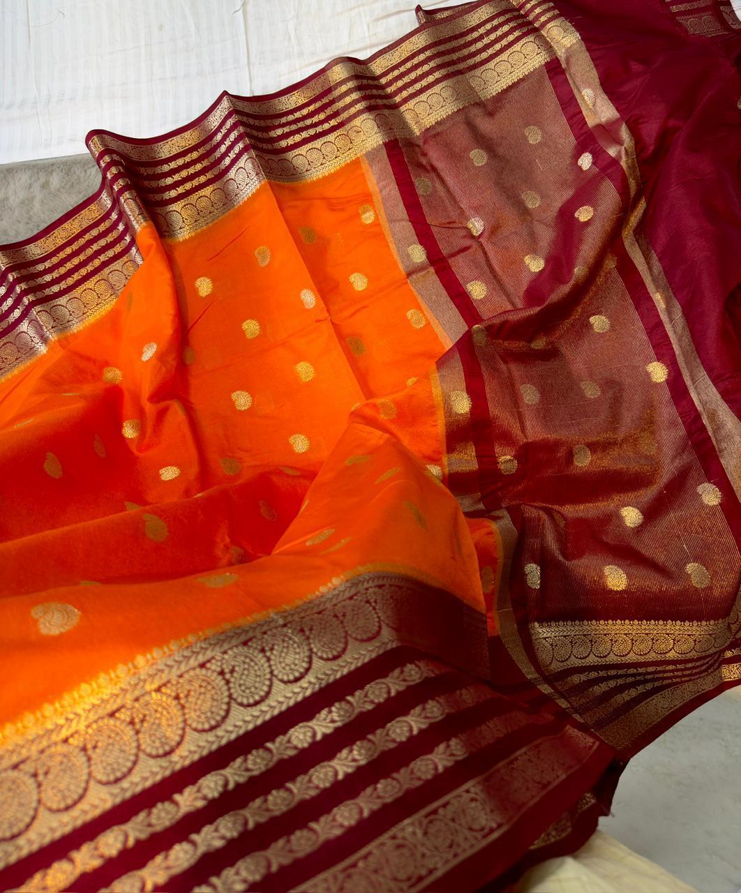 Banarasi Dyble Dupion Soft Silk Sarees