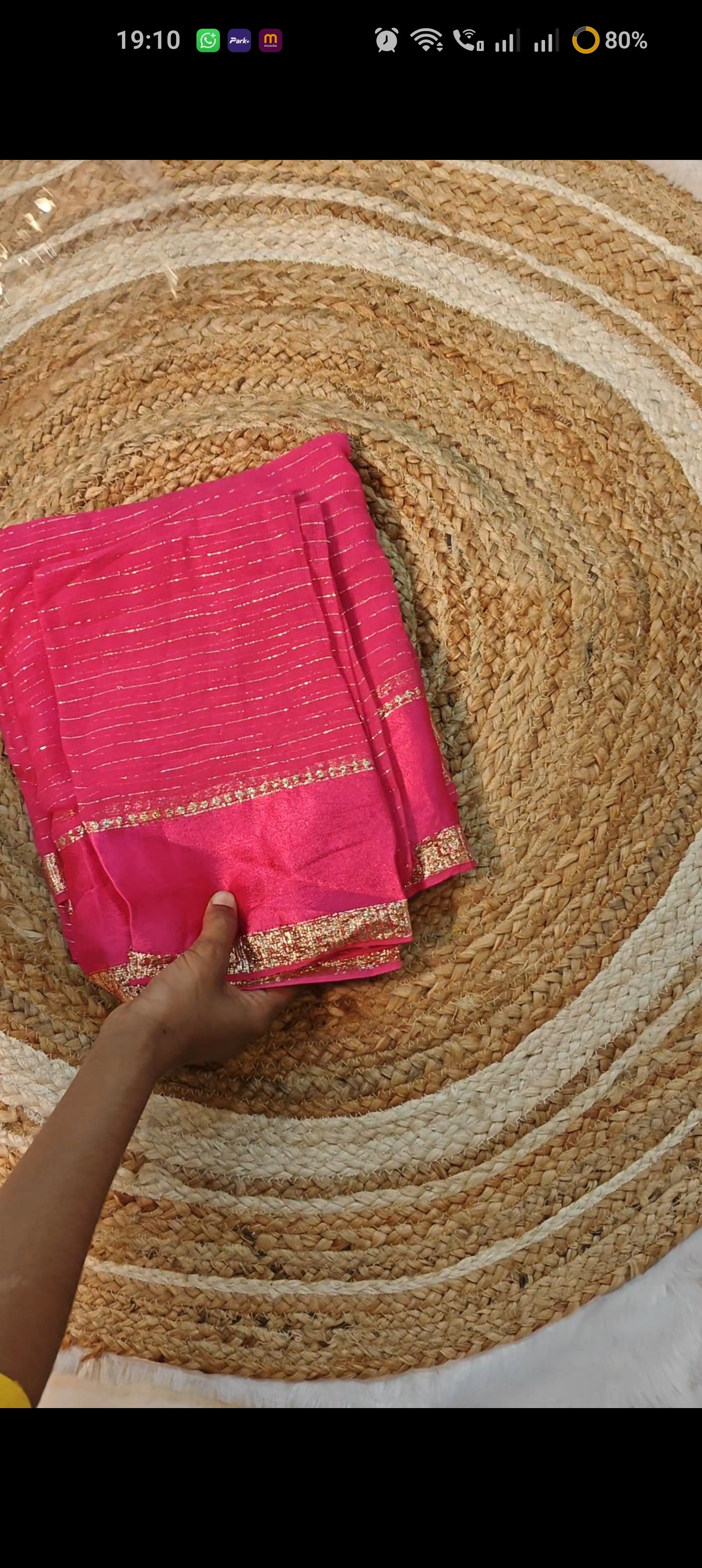 Viscose Georgette Sarees With Running Blouse
