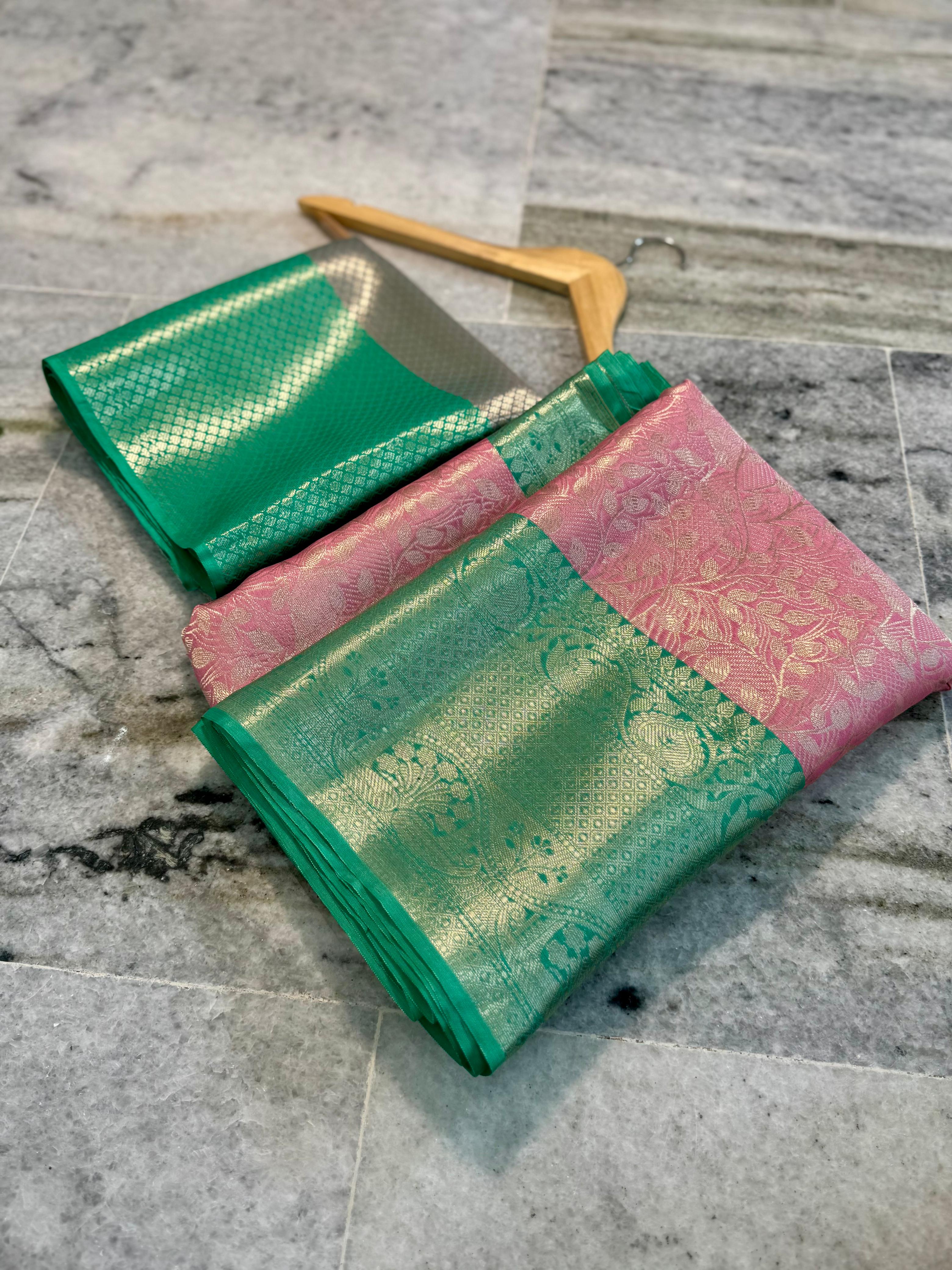 Soft Banarasi Tissue Silk Saree