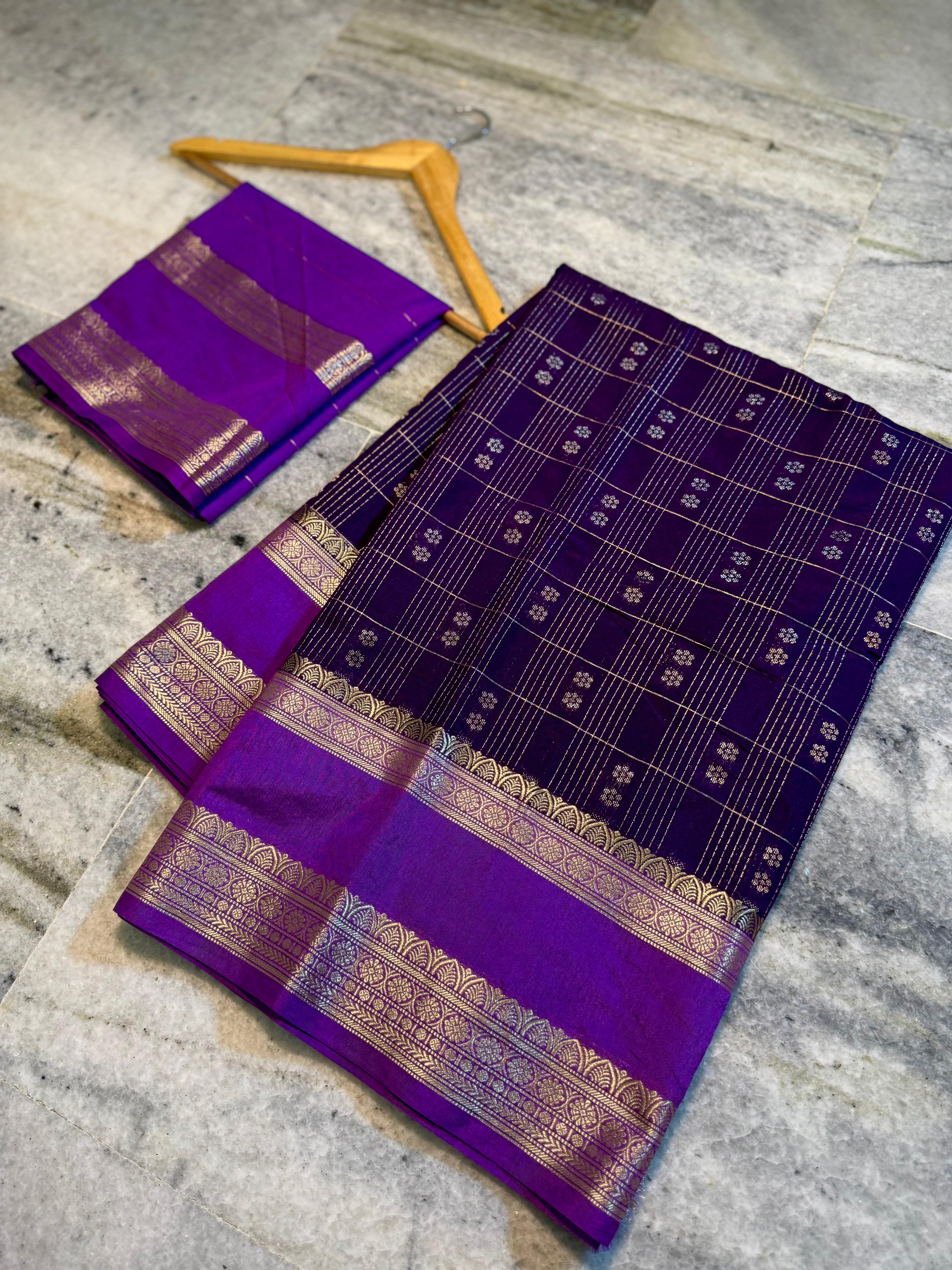 Banarasi Semi Chiniya Pattu sarees