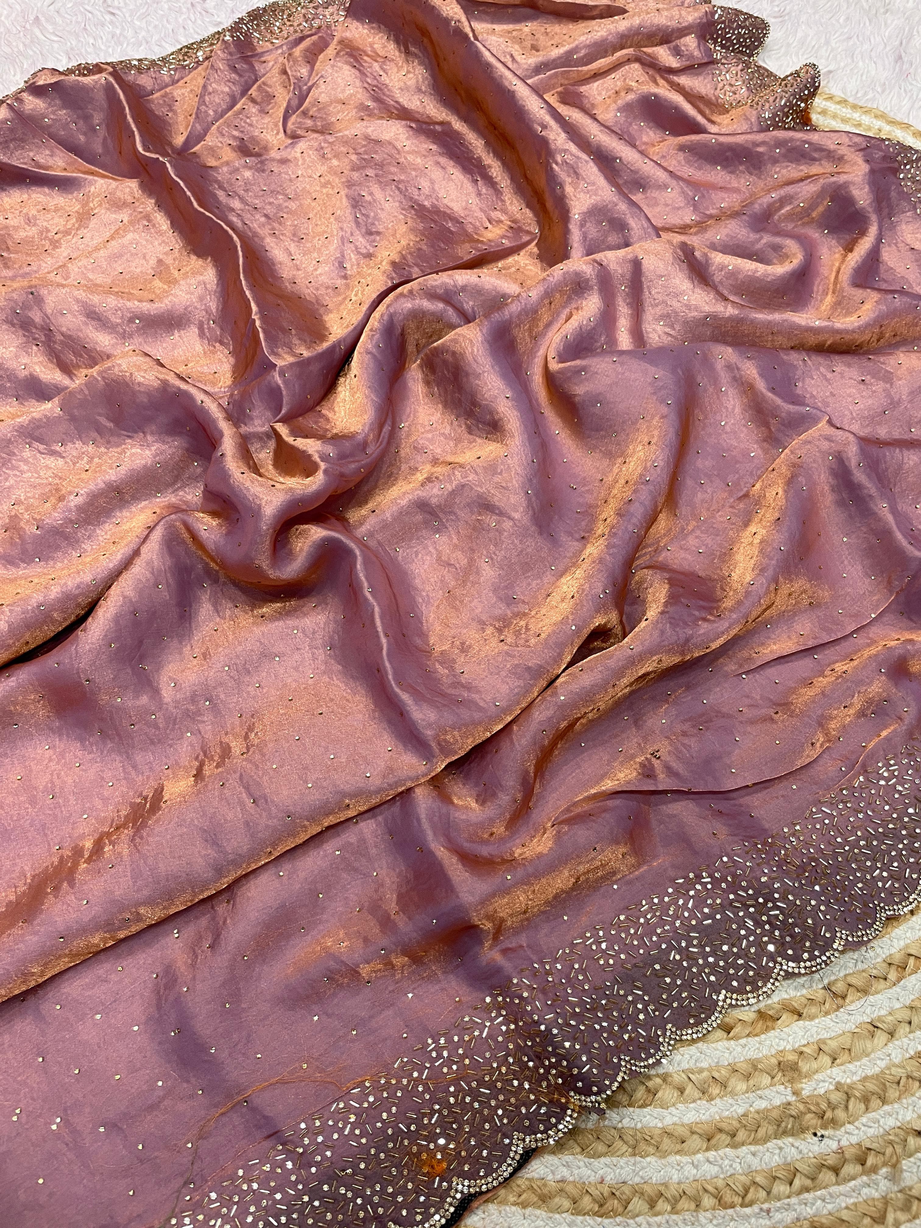 Pure Soft Space Silk Sarees in 20+ Colors