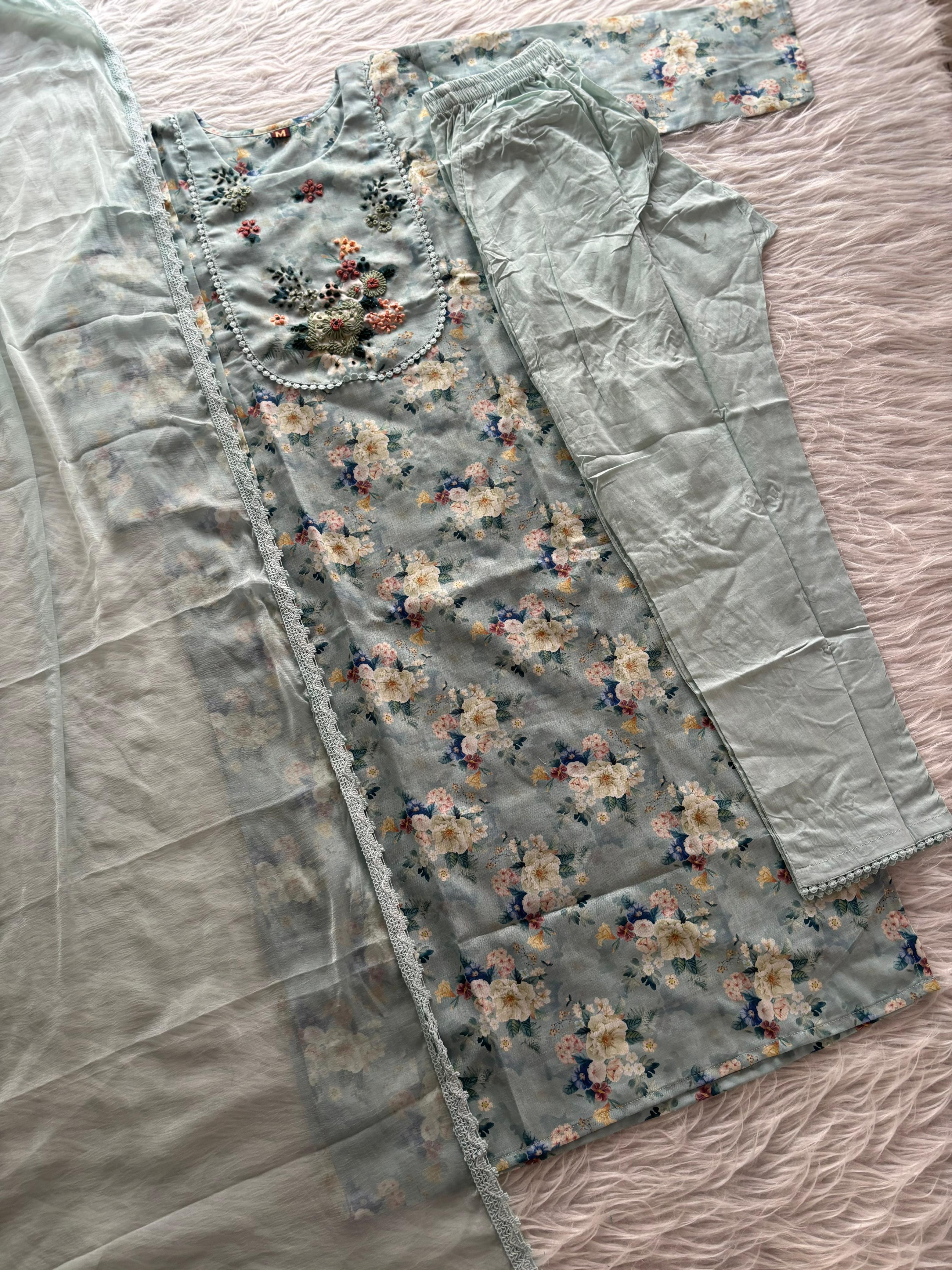 Premium Lenin Cotton Kurti sets