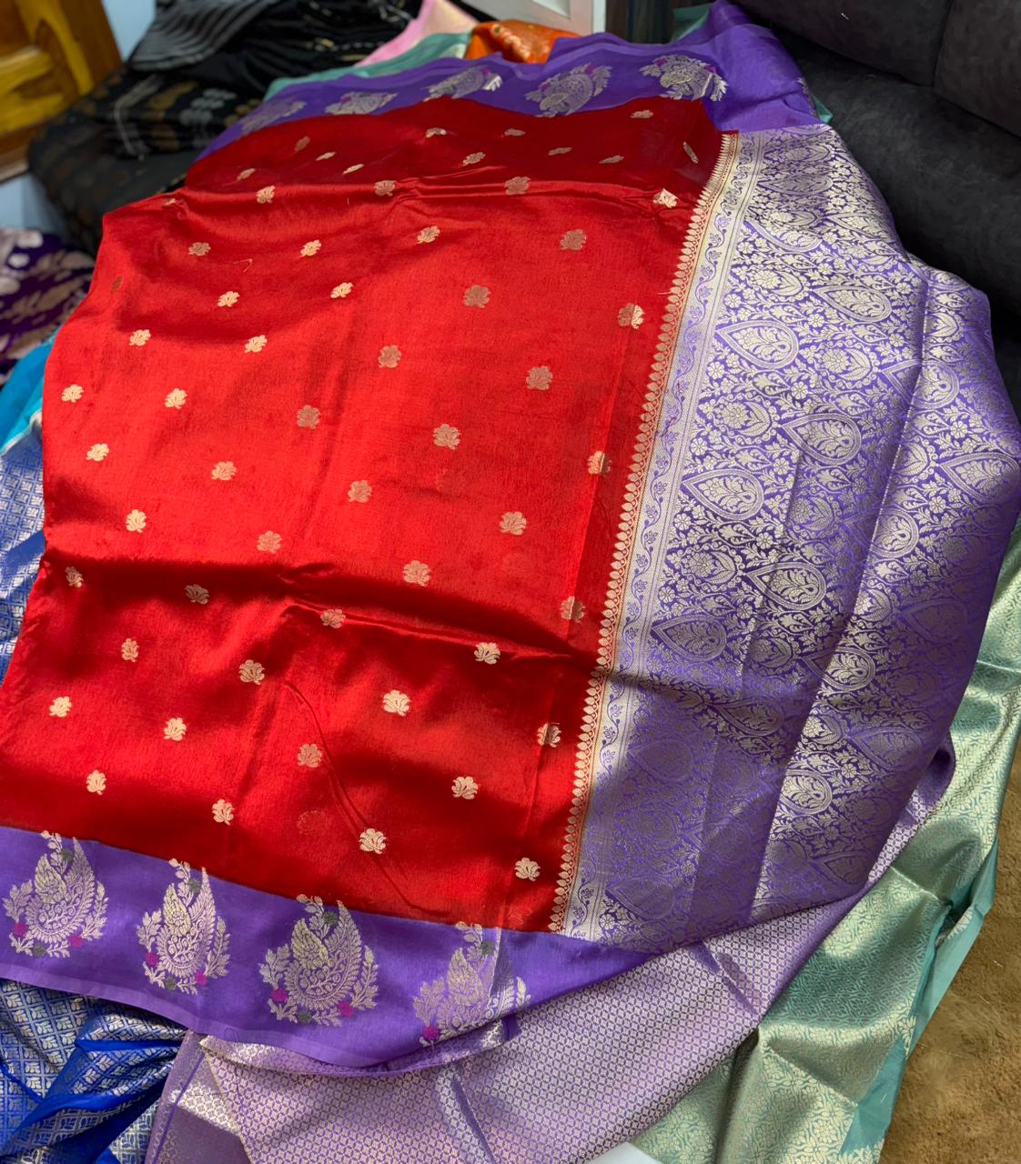 Banarasi Raw Mango Silk Saree