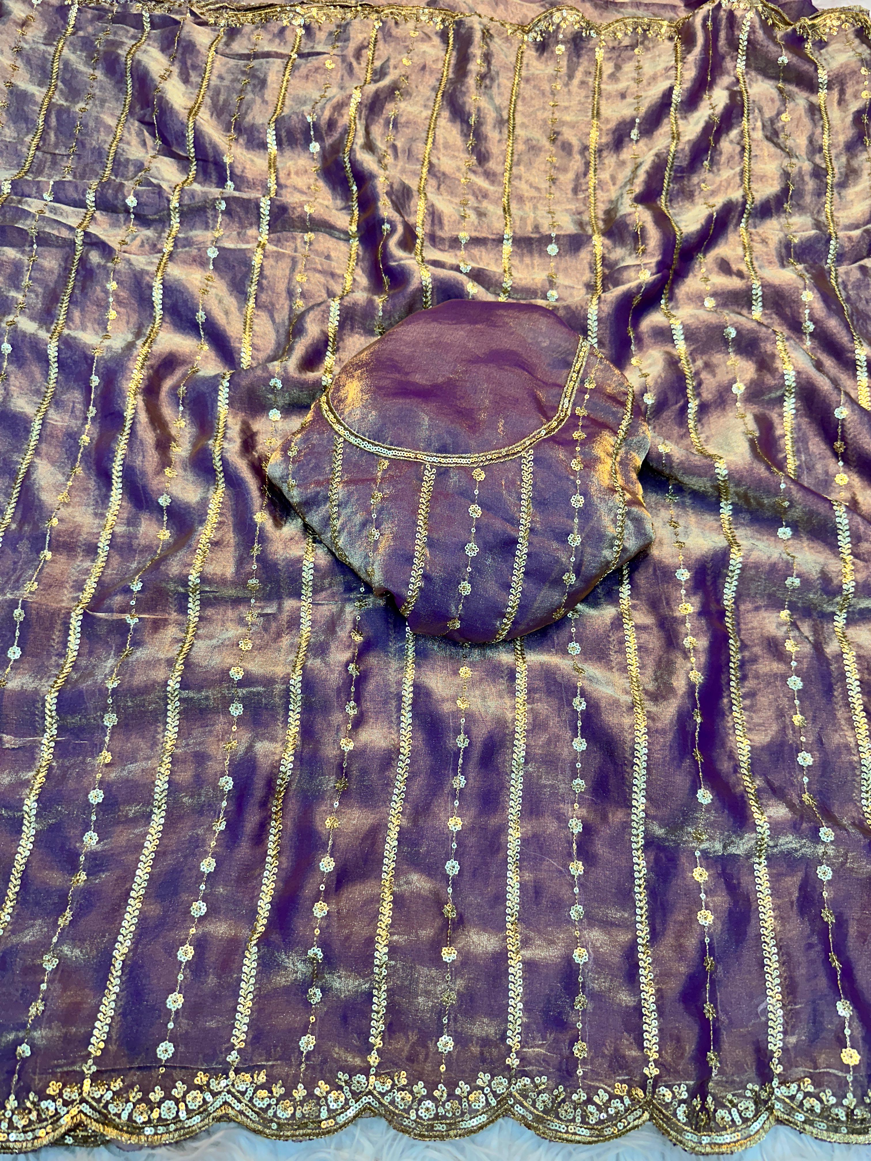 Trendy Soft Crush Space Silk Sarees