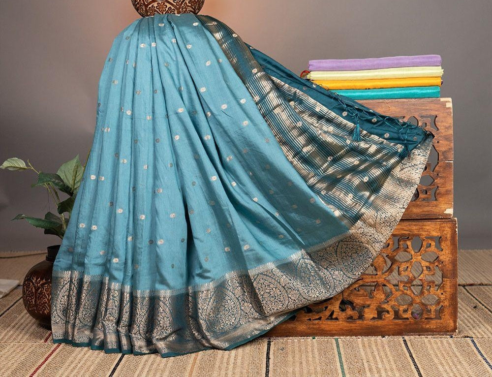 Soft Banarasi Dupion Silk Sarees