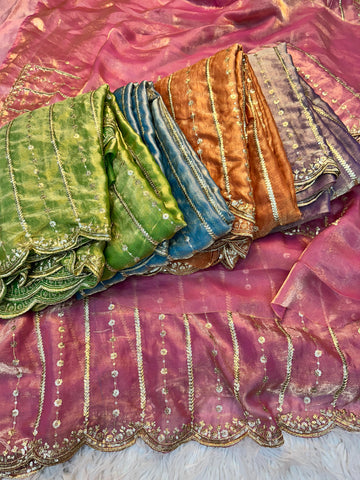 Trendy Soft Crush Space Silk Sarees