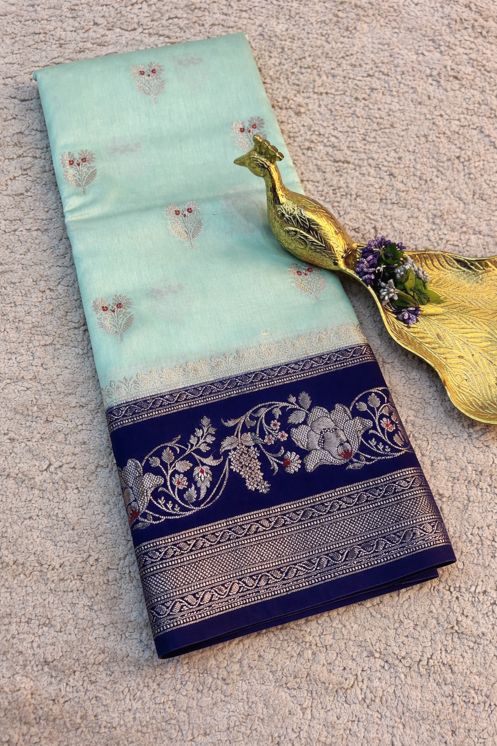 Premium Banarasi Raw Mango Silk Sarees