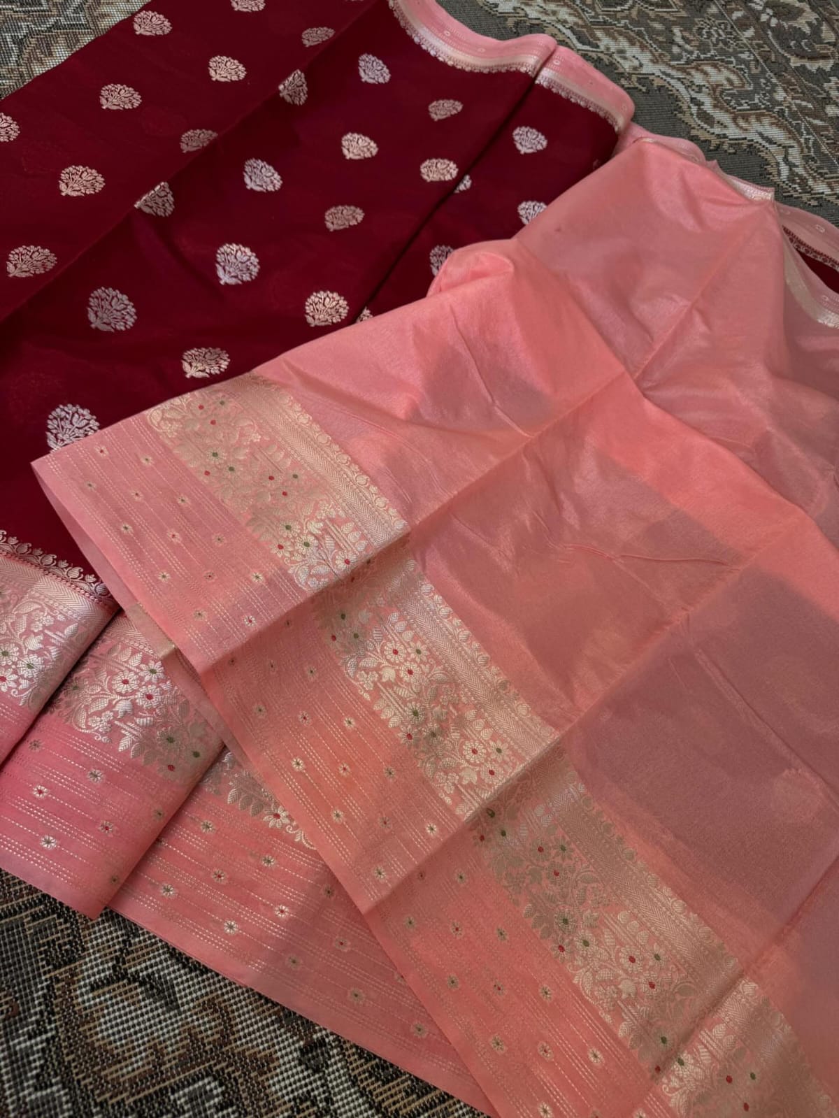 Banarasi Semi Katan Silk Saree