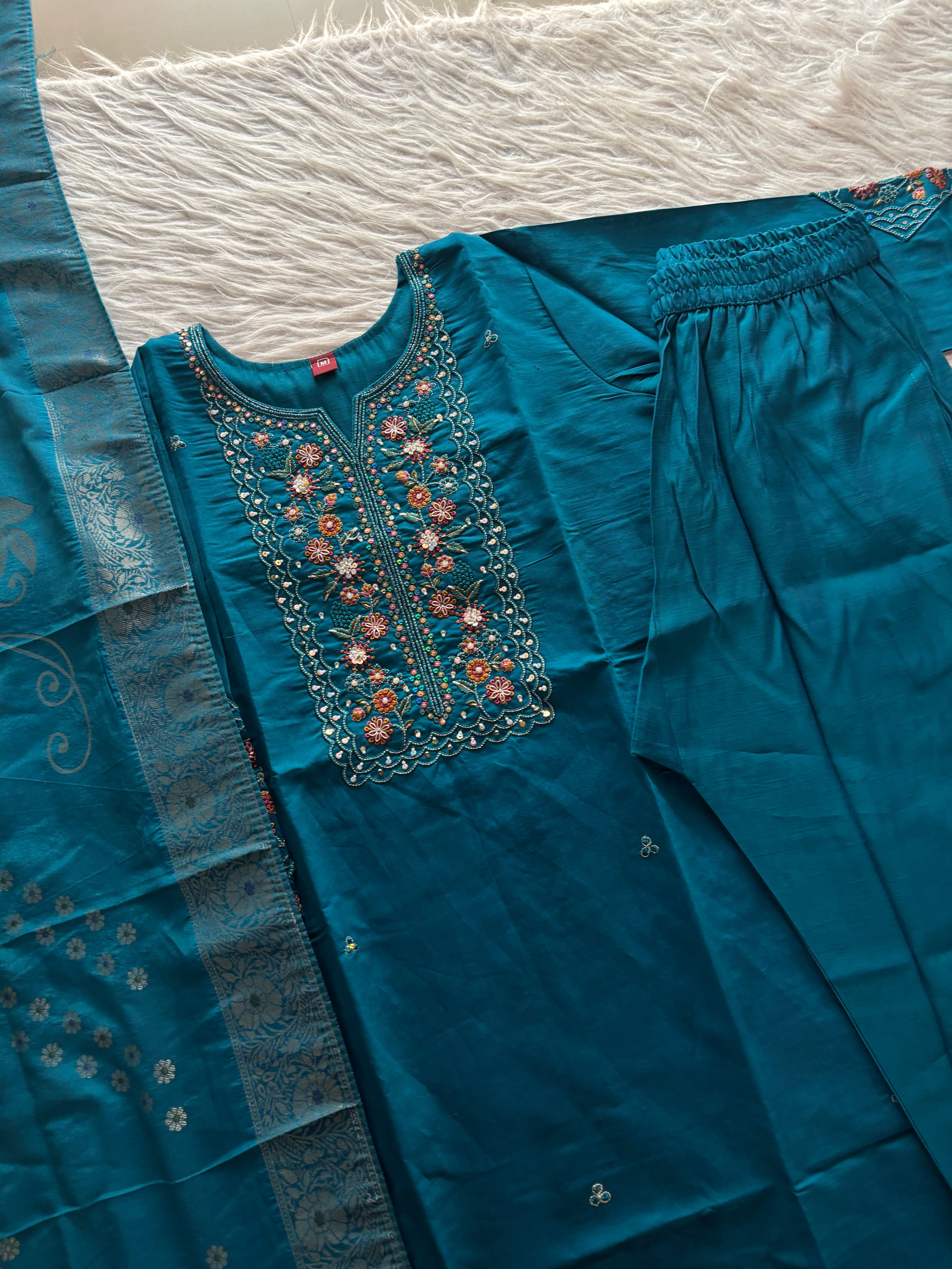 Launching New Designers Kurti Pent Dupatta Sets