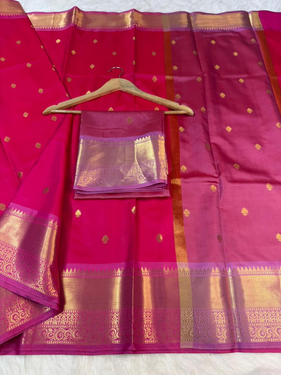 Soft & Shine Premium Banarasi Soft Katan Silk Saree