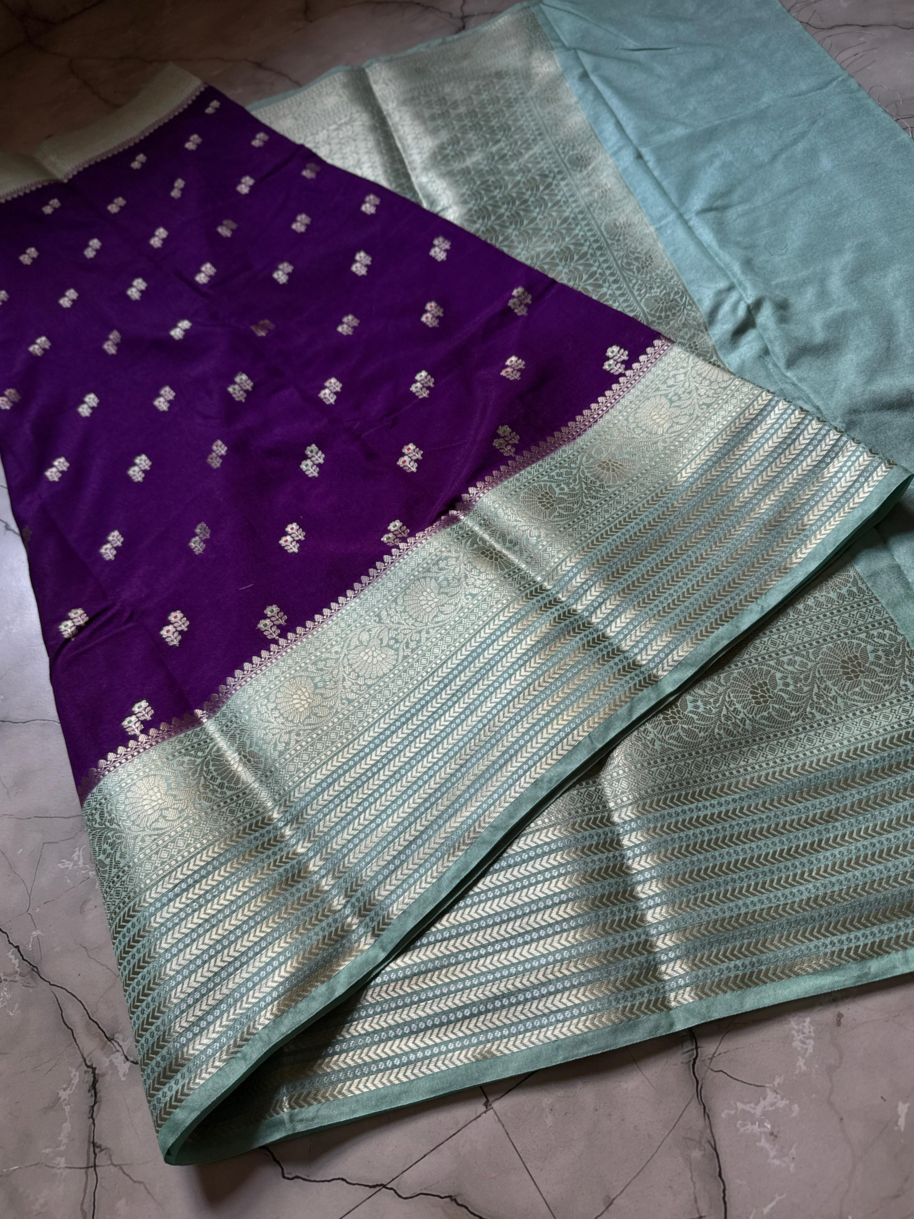 Banarasi Raw Mango Silk Sarees
