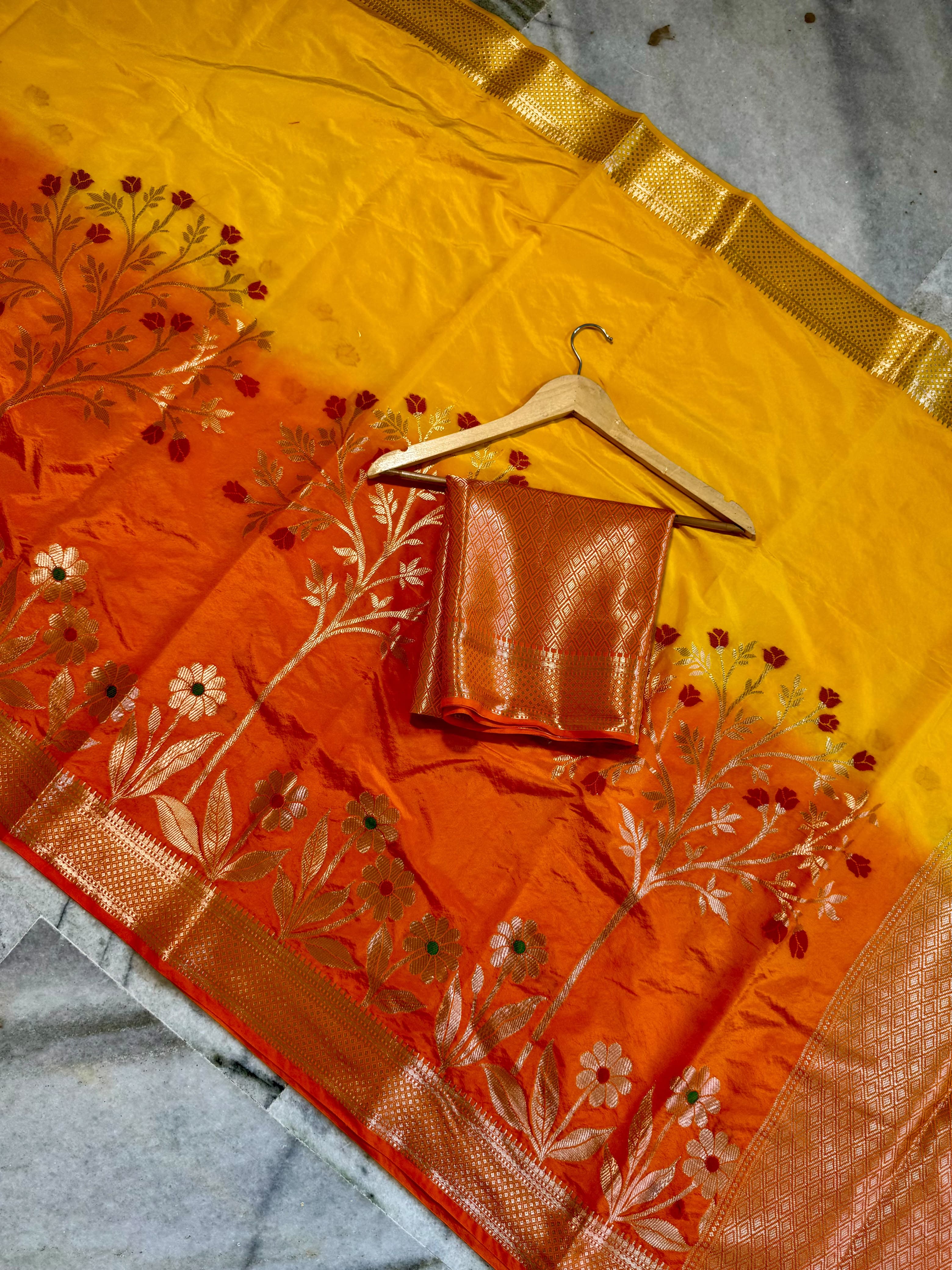Banarasi Semi katan sarees