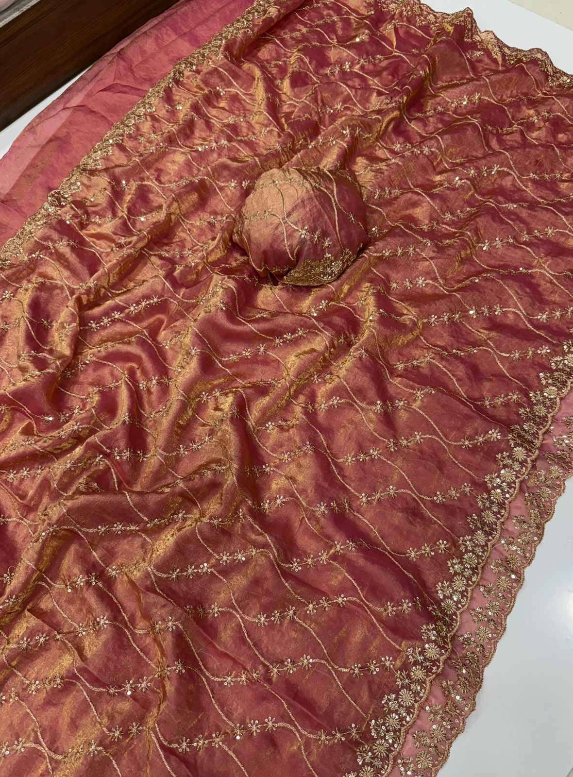 Fendy Space Satin Sarees