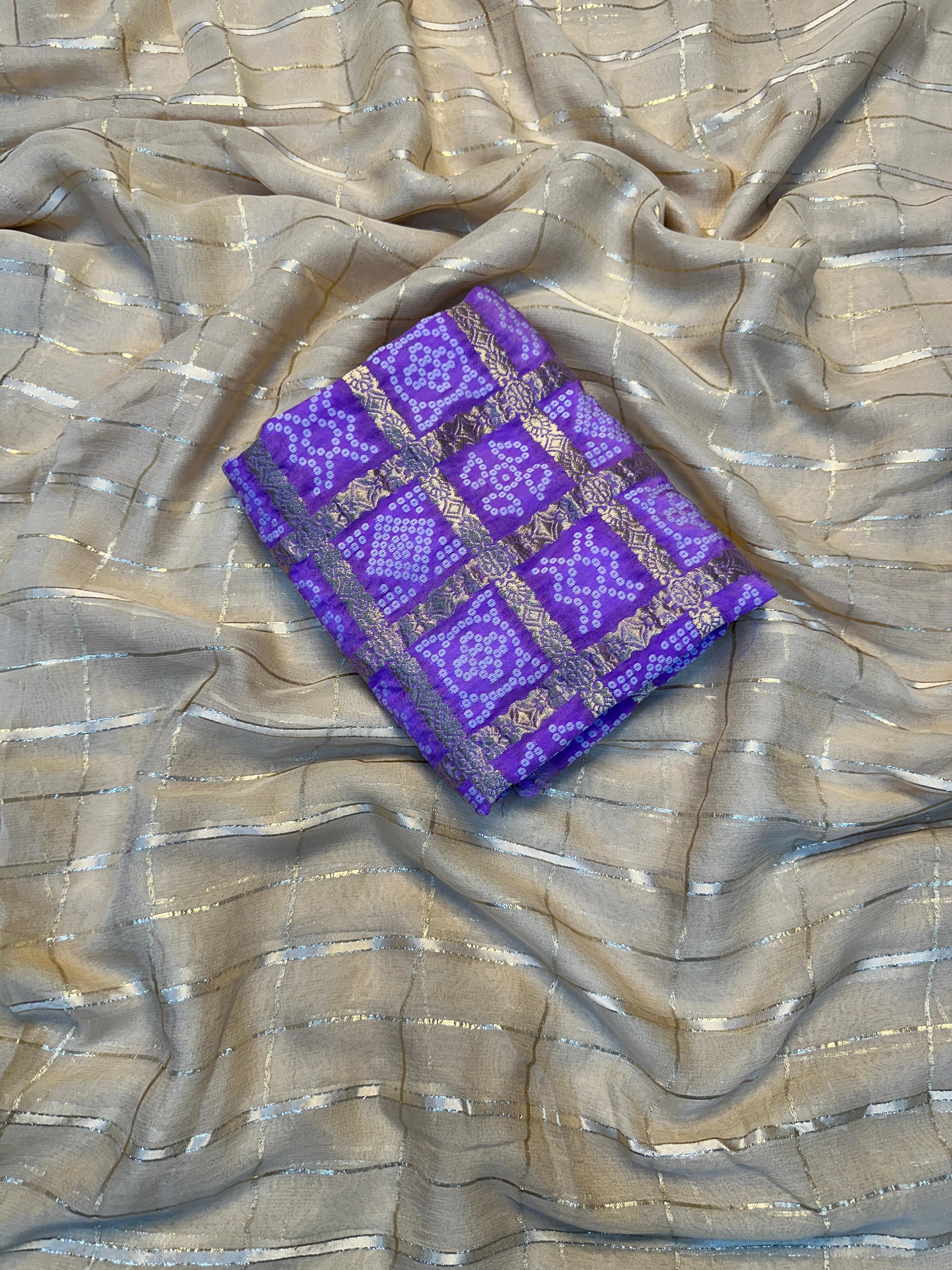 Soft Viscose Saree with Designer Blouse