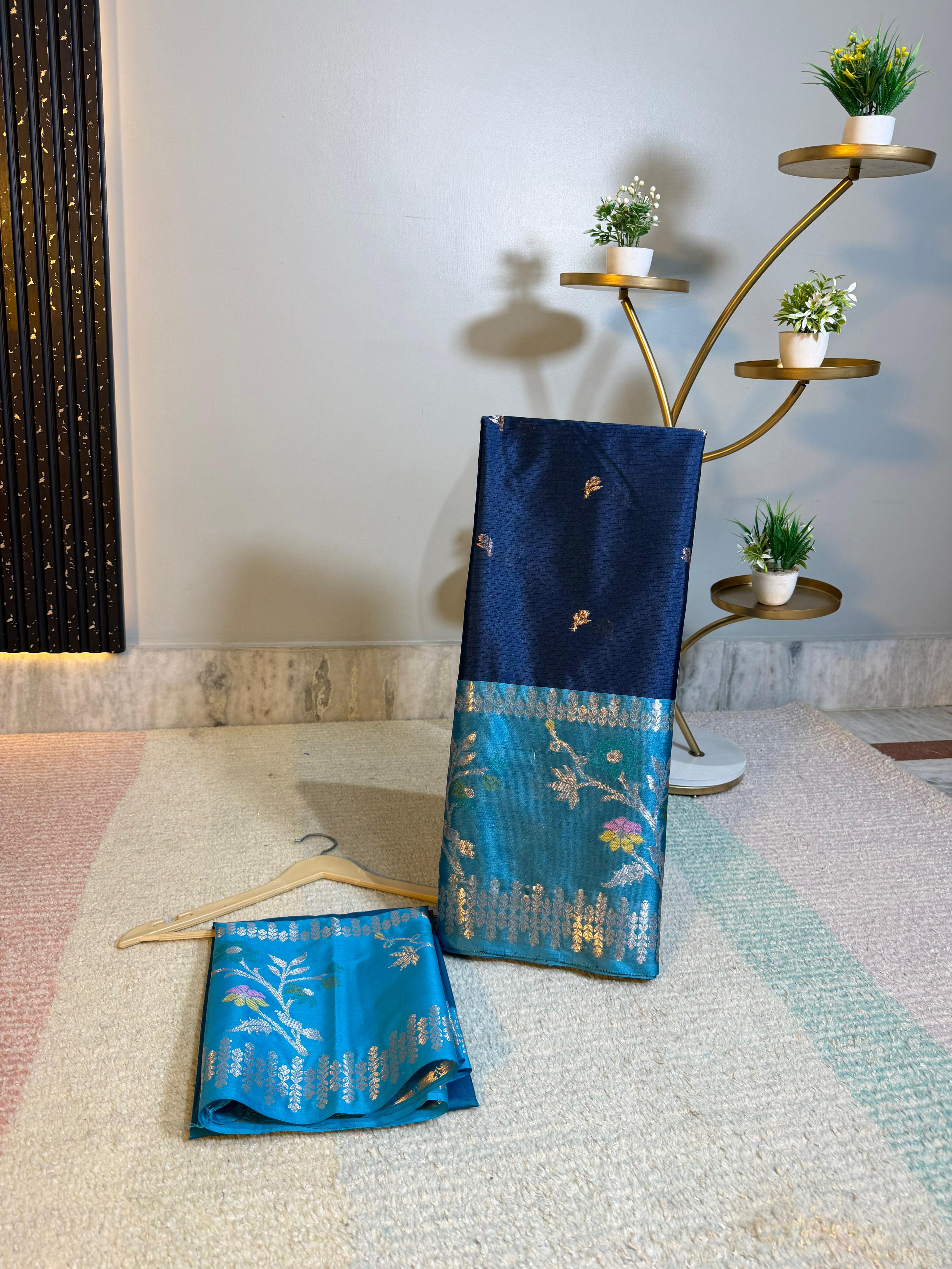 Banarasi soft pattu with Kanchi Border