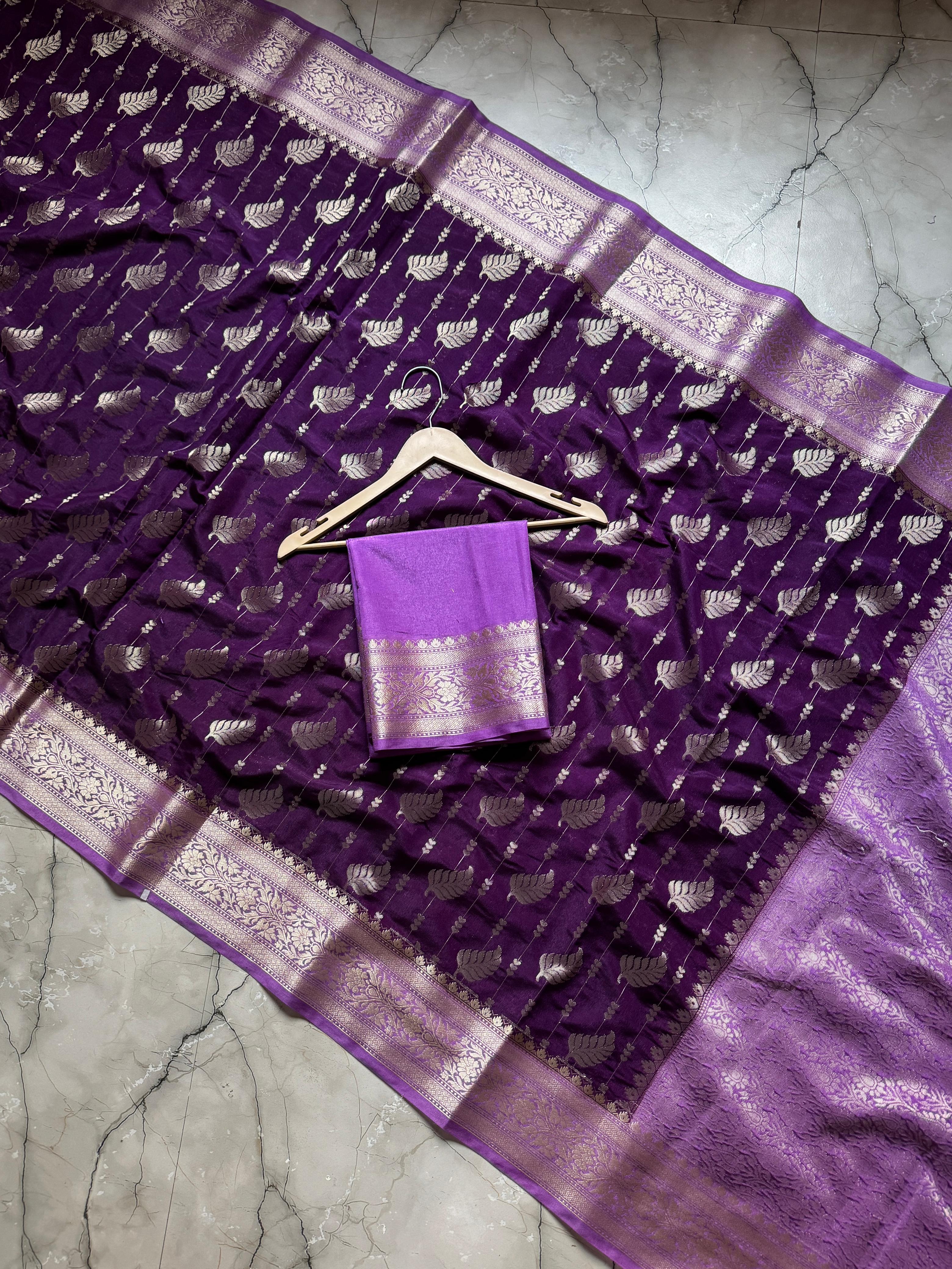 Premium Banarasi Chiniya Silk Sarees