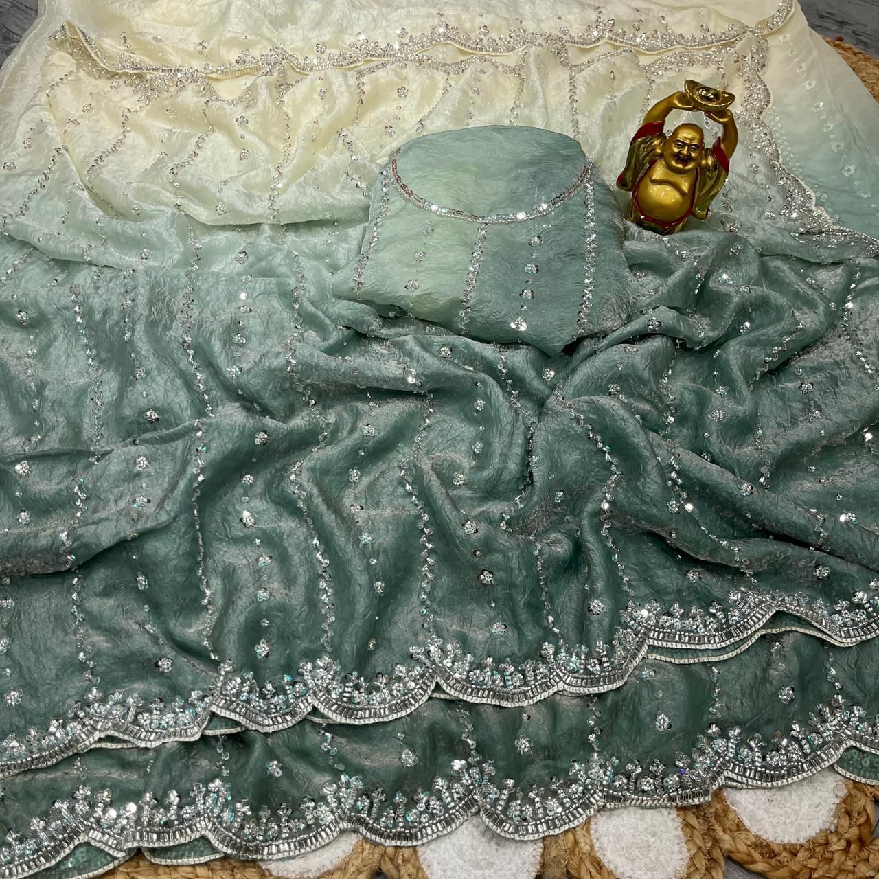 Luxurious Space Silk Sarees