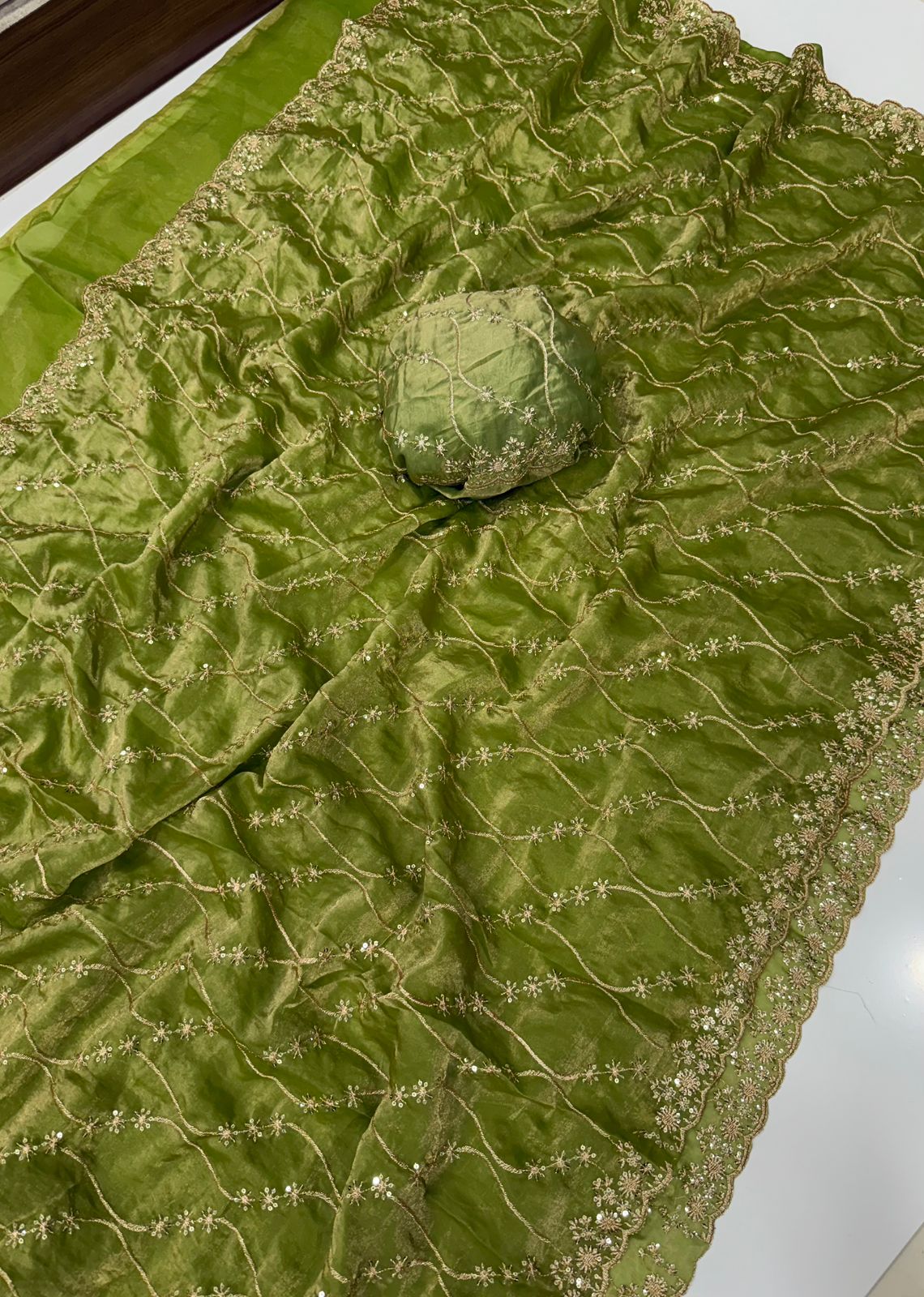 Fendy Space Satin Sarees