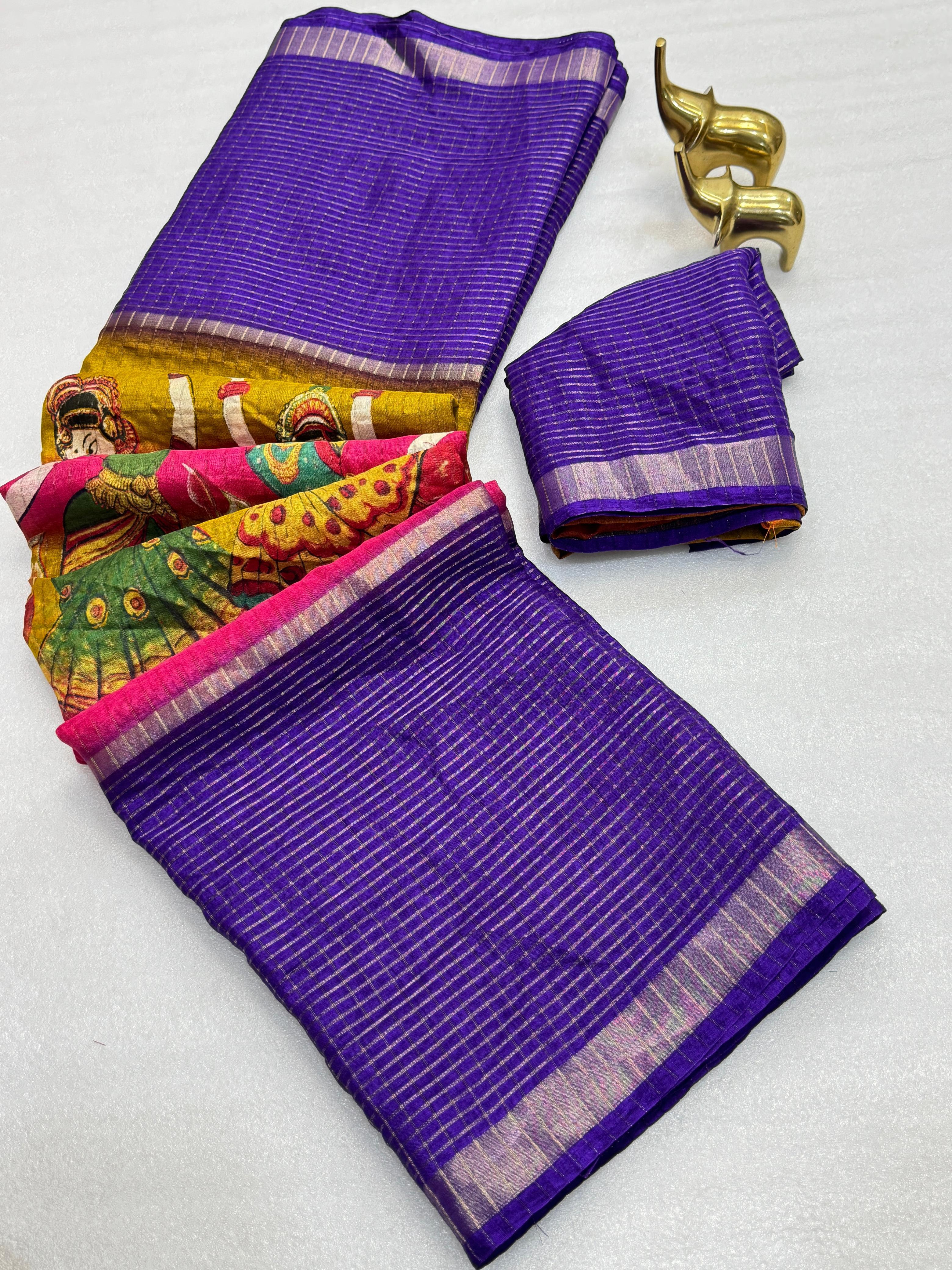 Soft Benny chex saree