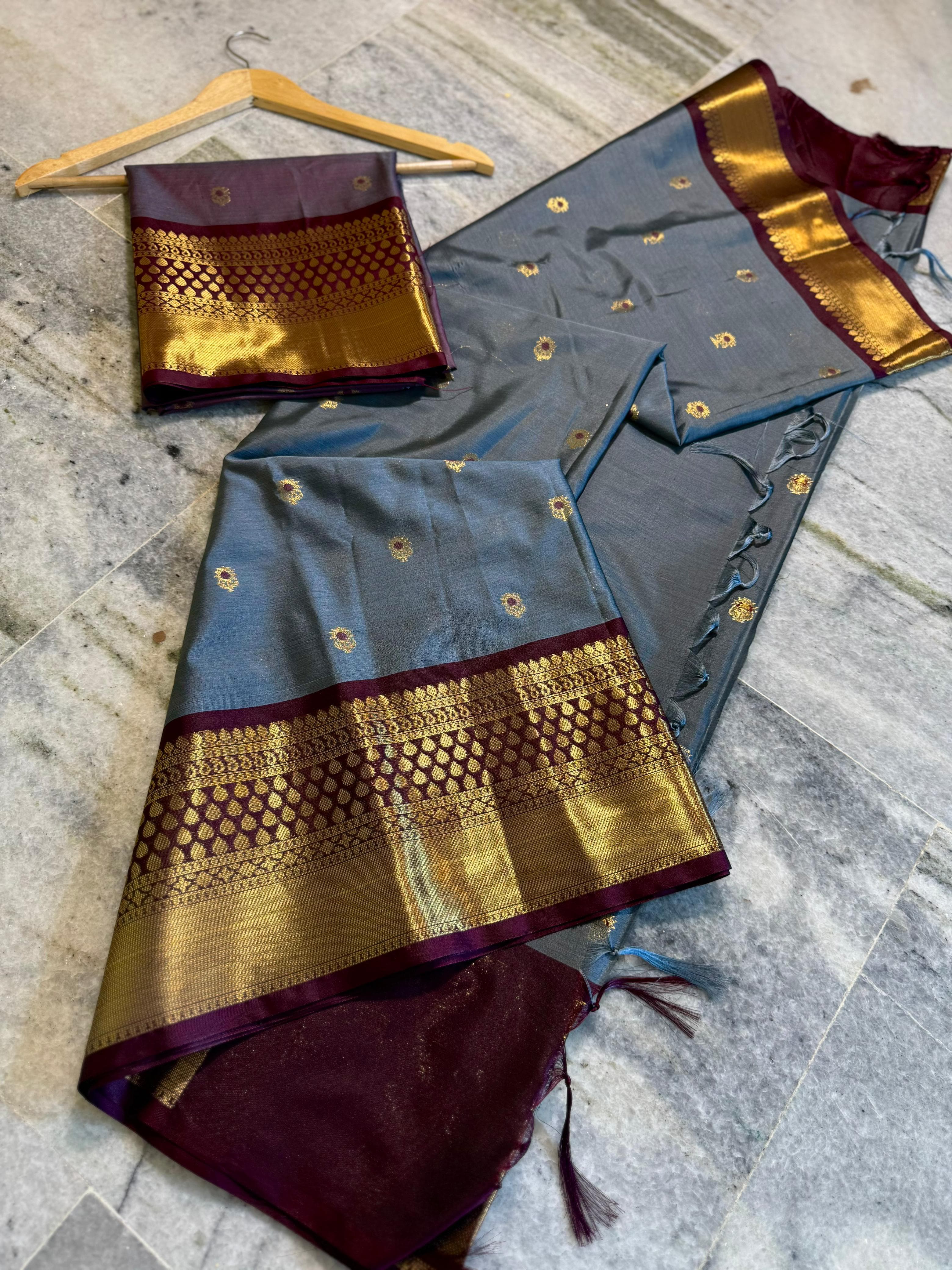 Banarasi Semi Gadwal Pattu Silk Saree