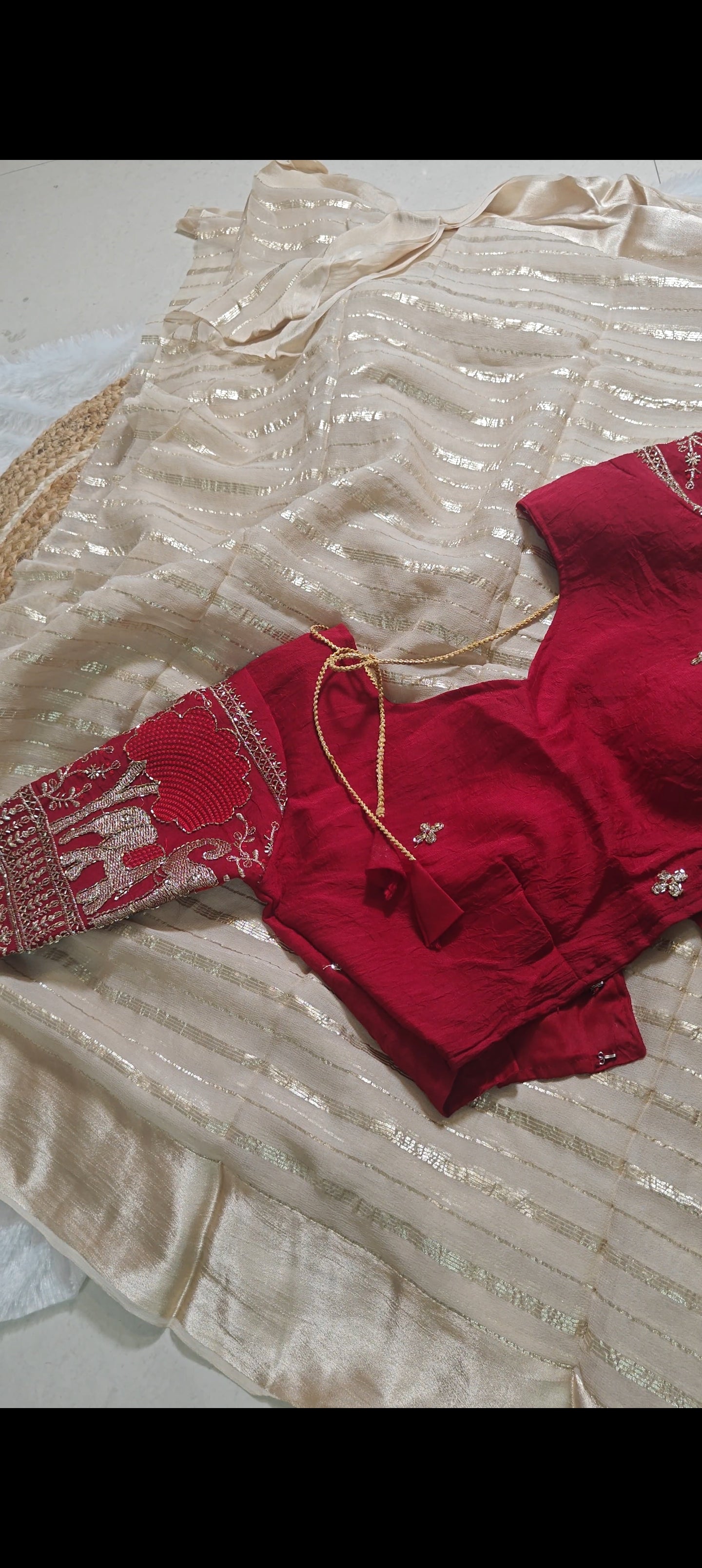 Pure Viscose Sarees with Designer Blouse