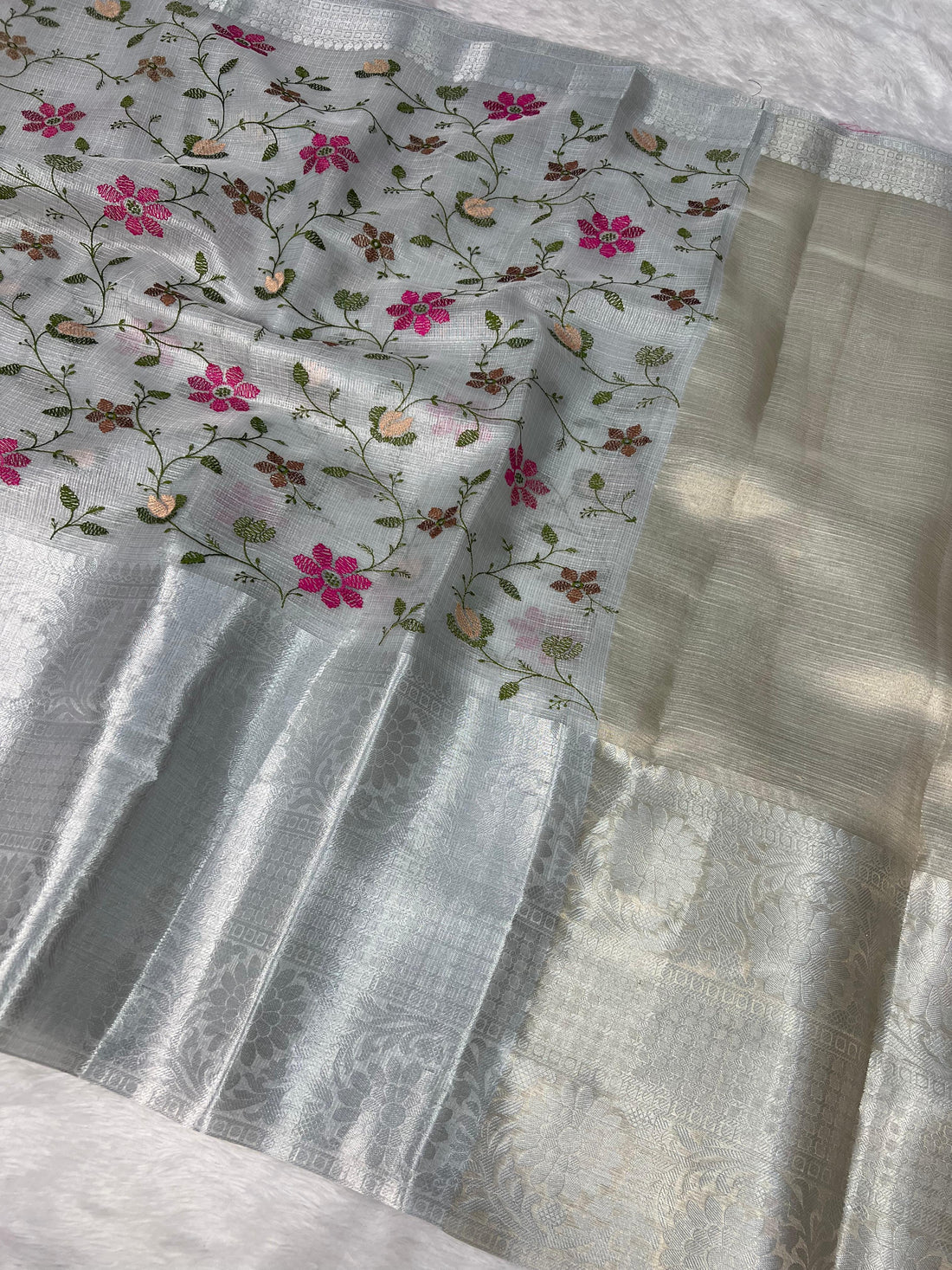 Banarasi Kota Sarees with embroidery